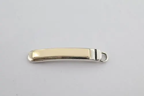 Zuni Sterling Silver & 14K Gold Pendant