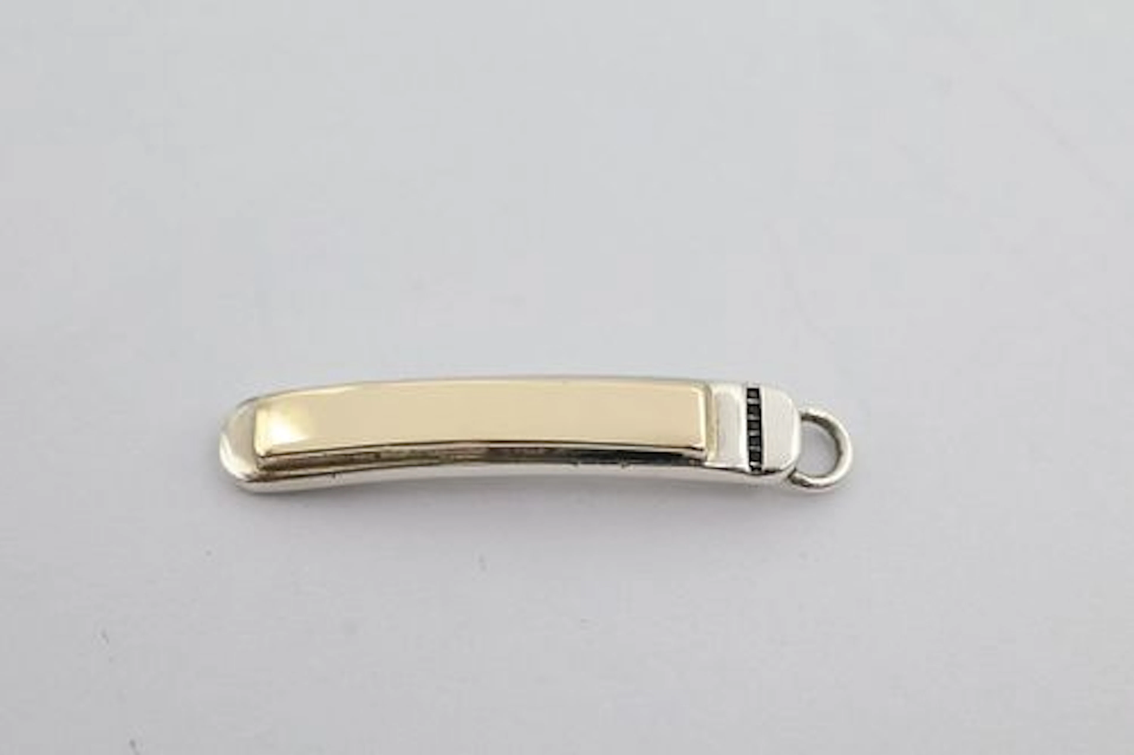 Zuni Sterling Silver & 14K Gold Pendant