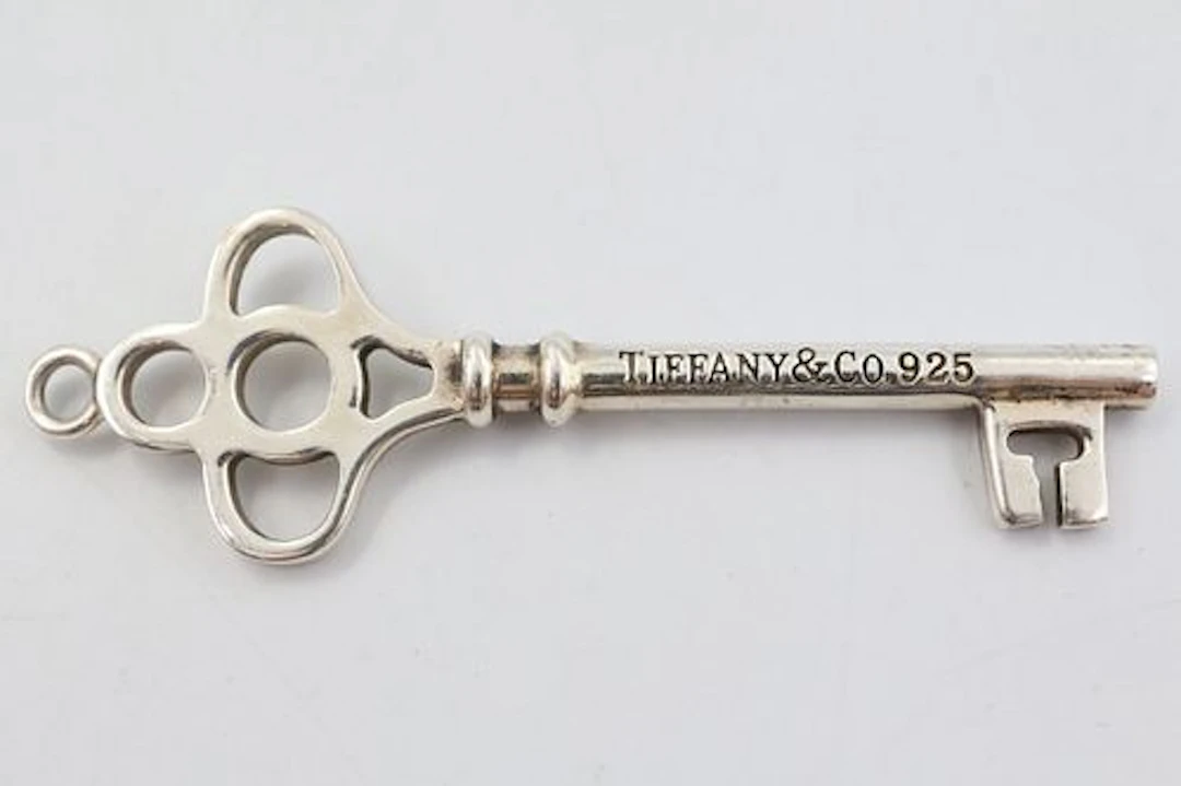 Tiffany & Co Sterling Silver Key Pendant