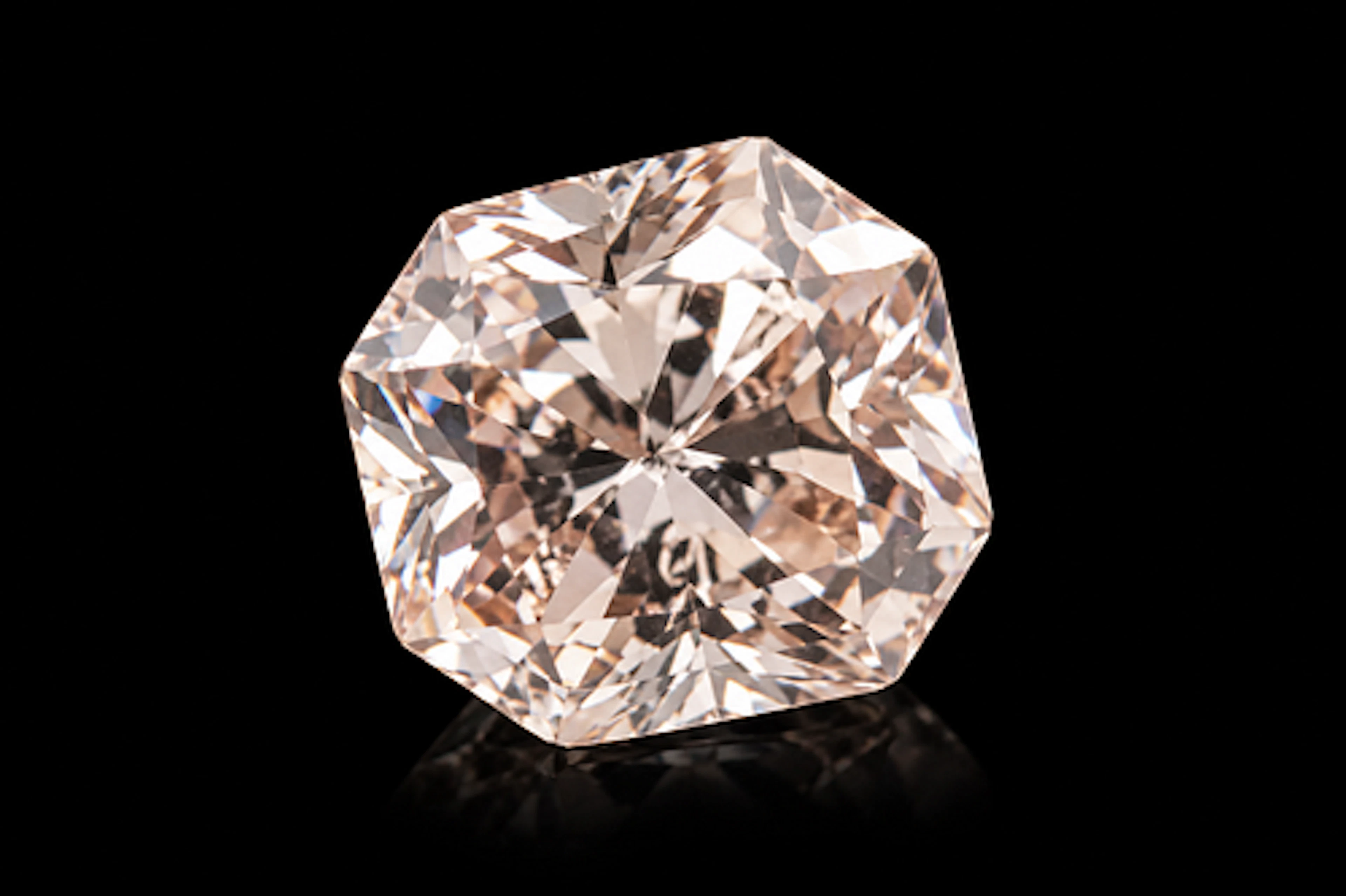 GIA Certified0.59 Ct Cut Cornered Rectangular Modified Brilliant Natural