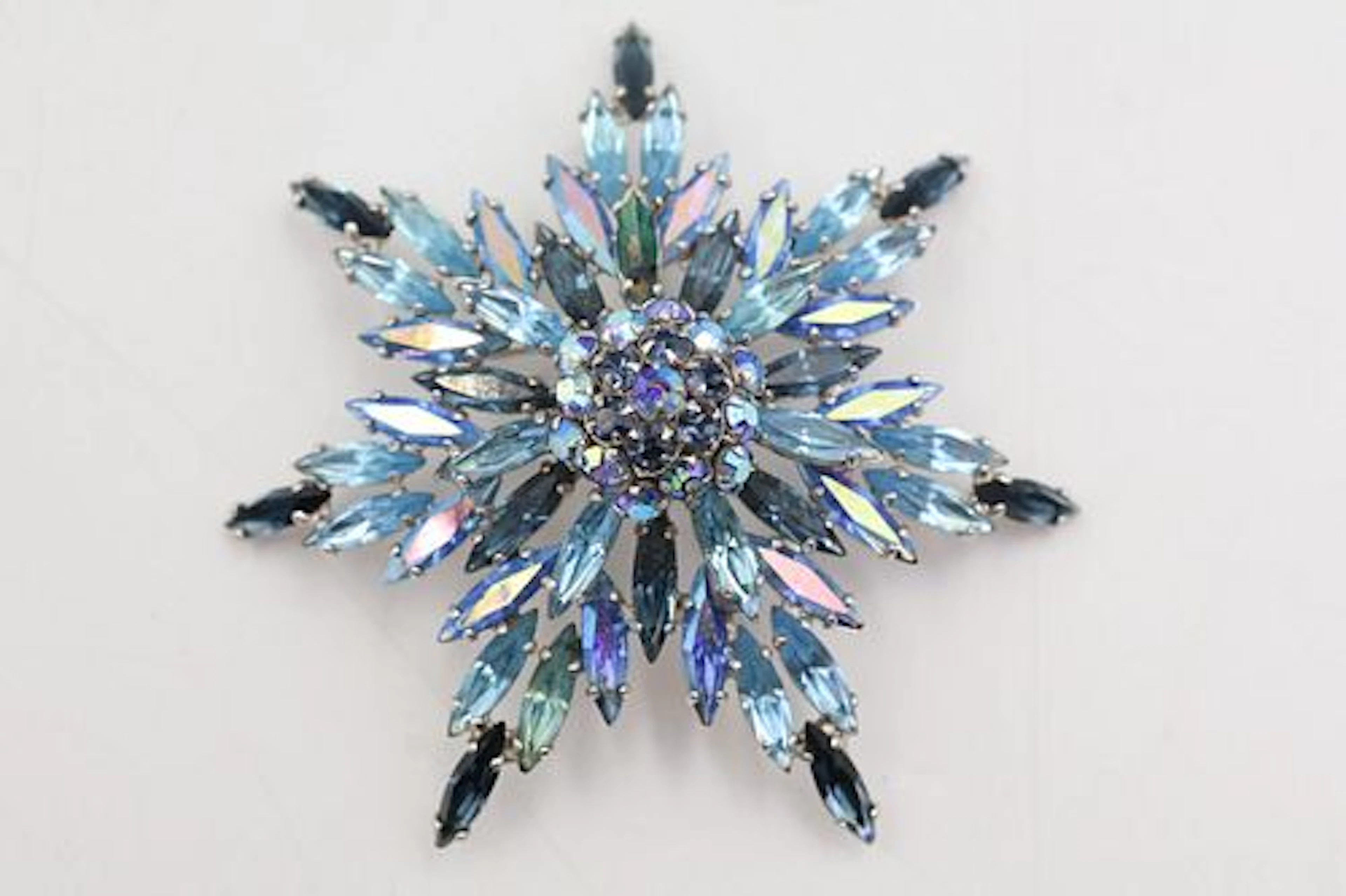Sherman Shades Of Blue Brooch