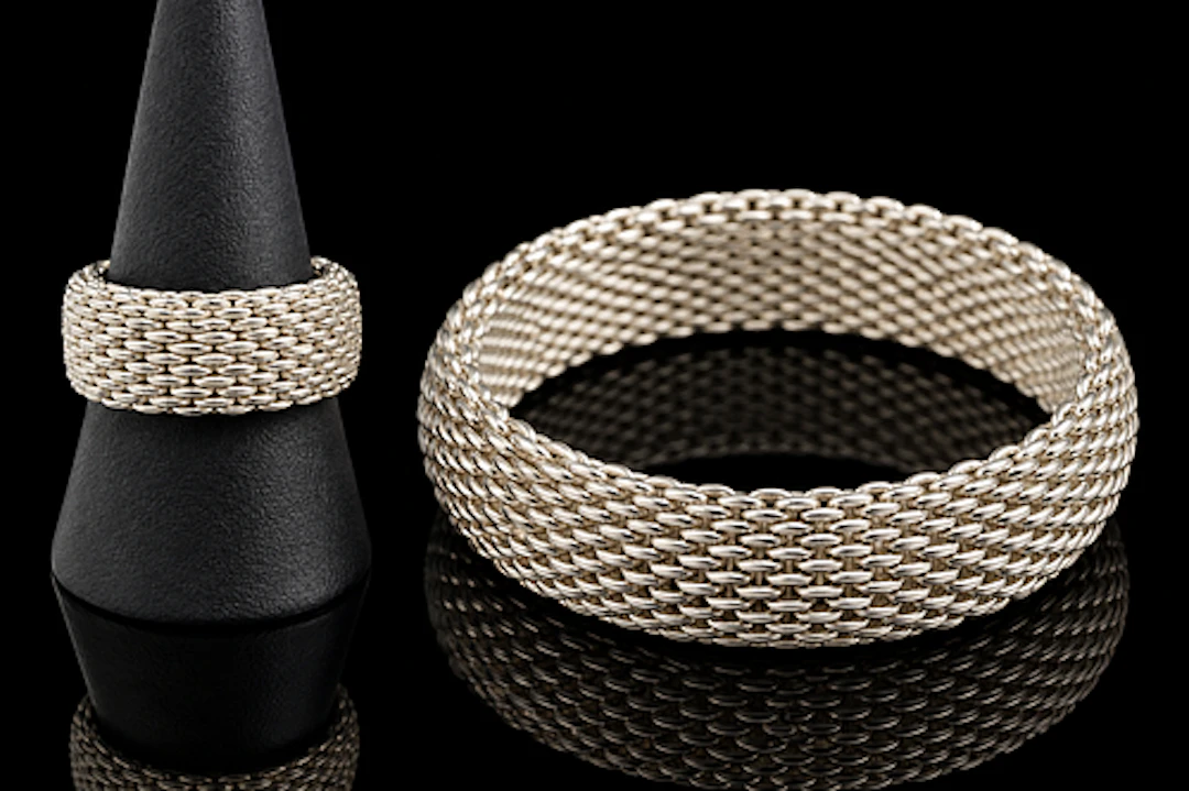 Tiffany & Co 925 Mesh Bracelet & Ring