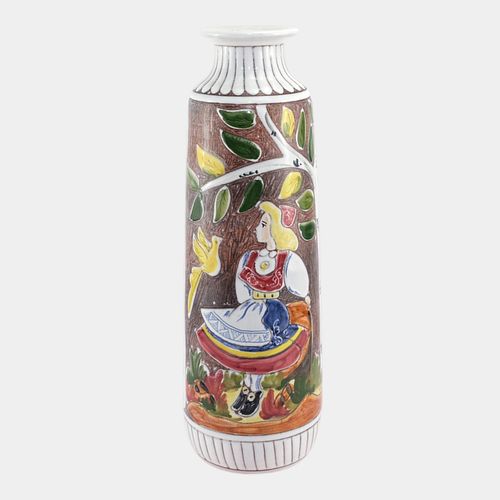 Brodrene Vaaten For Terra Keramikk Norwegian Mid Century Woman With