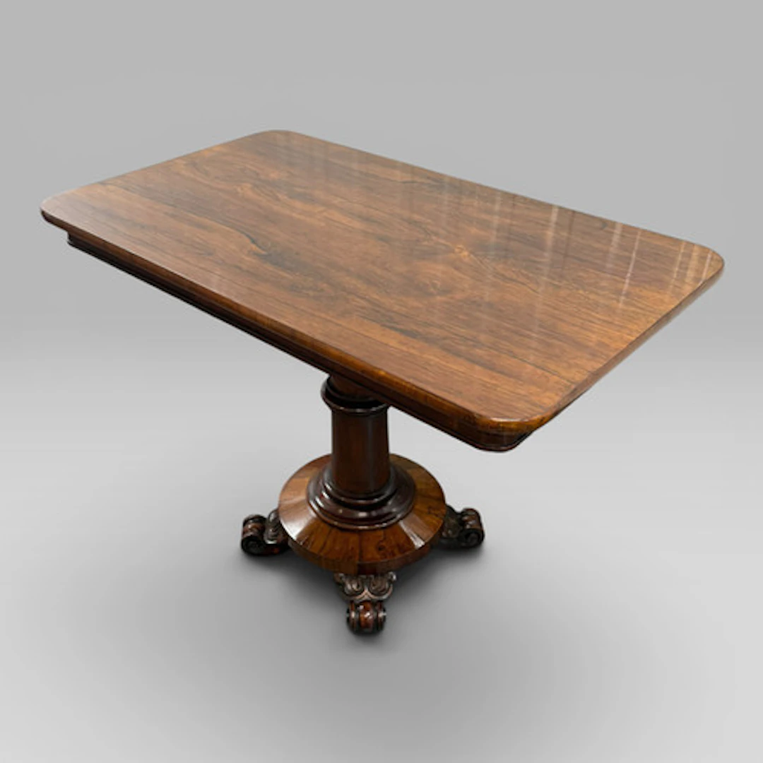 Antique William IV Rosewood Occasional Centre Table