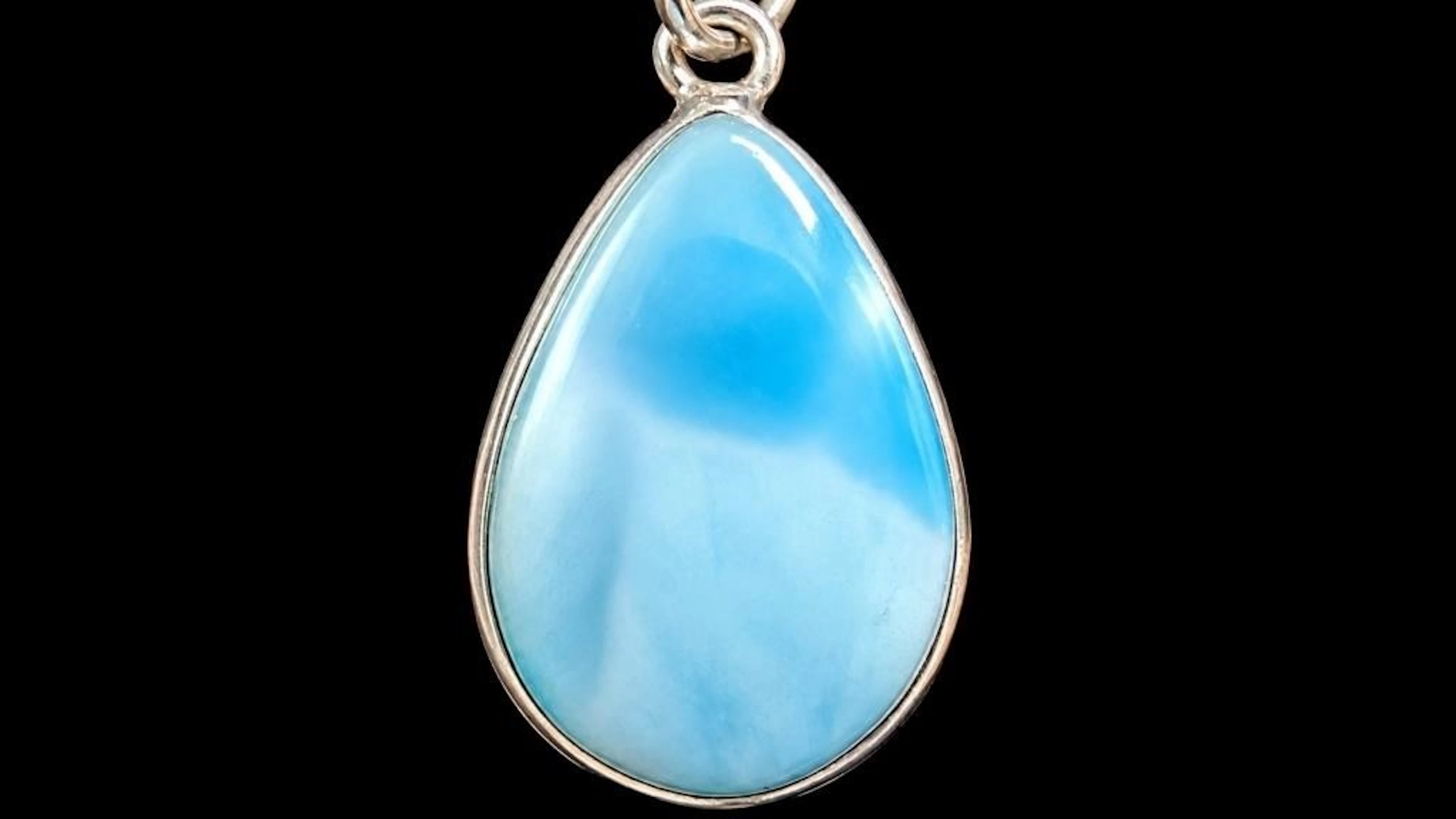 $80, silver(2g), larimar (6ct)pendant, retail valu