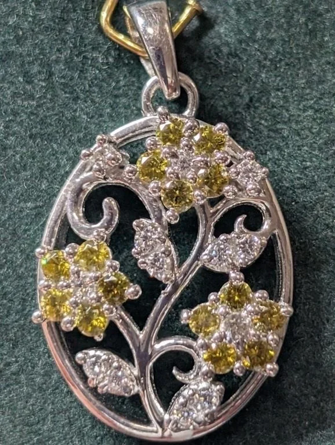 $80, Silver(3.06g), czPendant, appraised/retail va