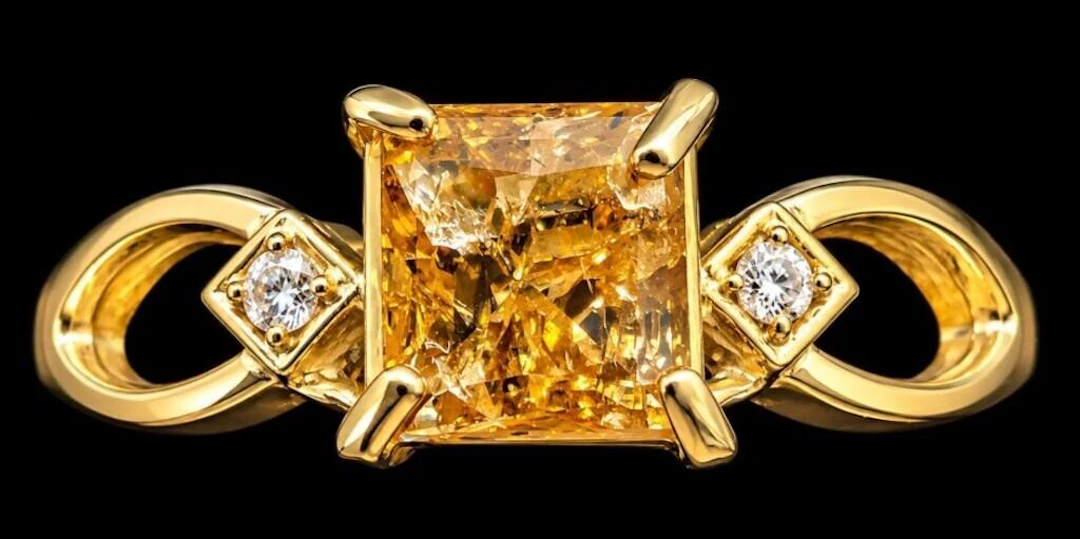 $5070, 10k(1.85g), diamond (1.03ct)ring, size 7, a