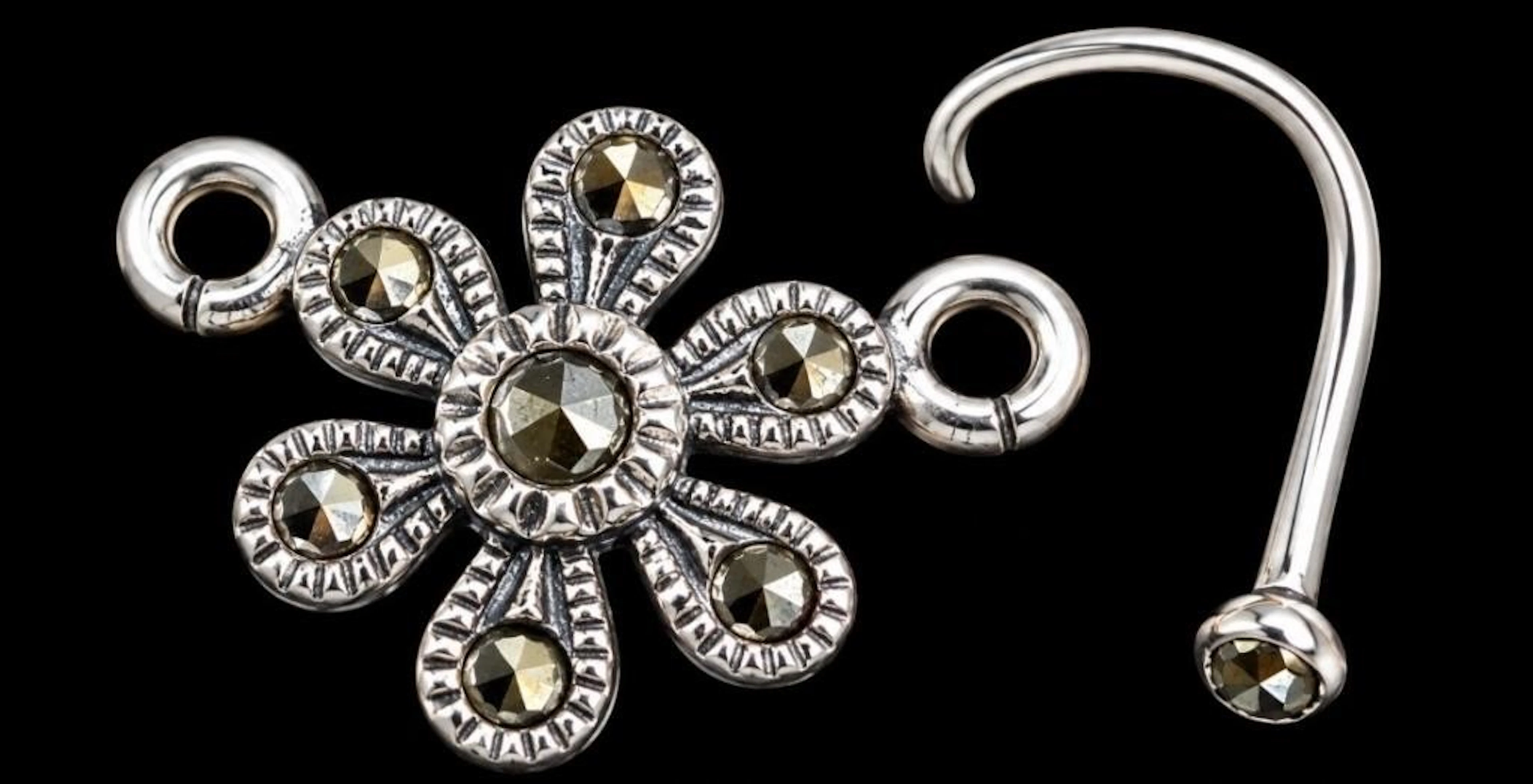 $30, silvernose pin & pendant (set), retail value