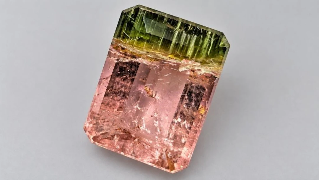 $4000, Natural watermelon tourmaline (12.4ct)gemst