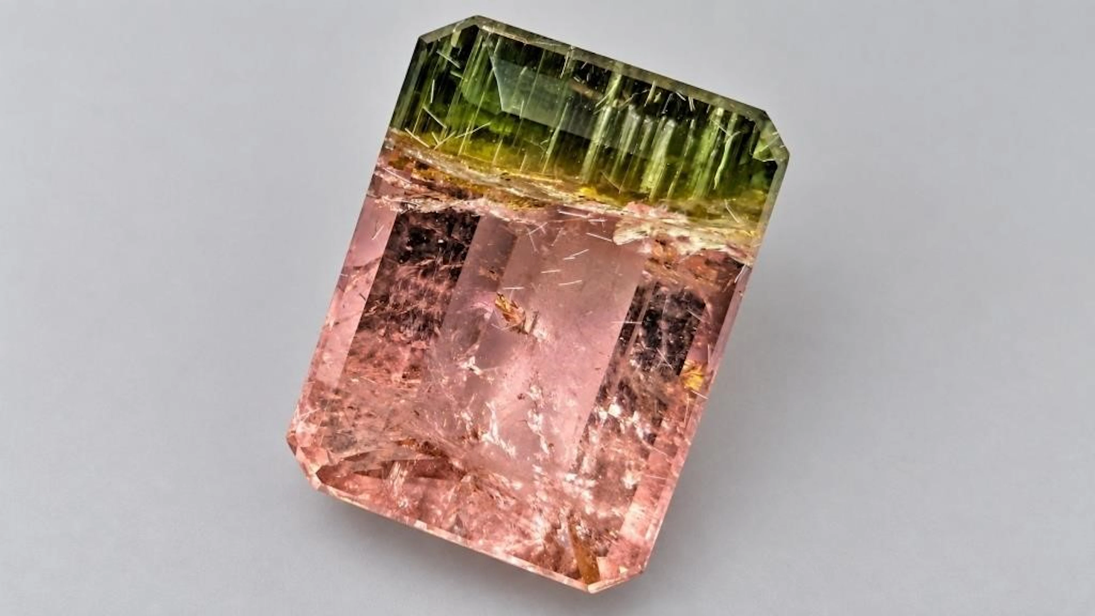 $4000, Natural watermelon tourmaline (12.4ct)gemst