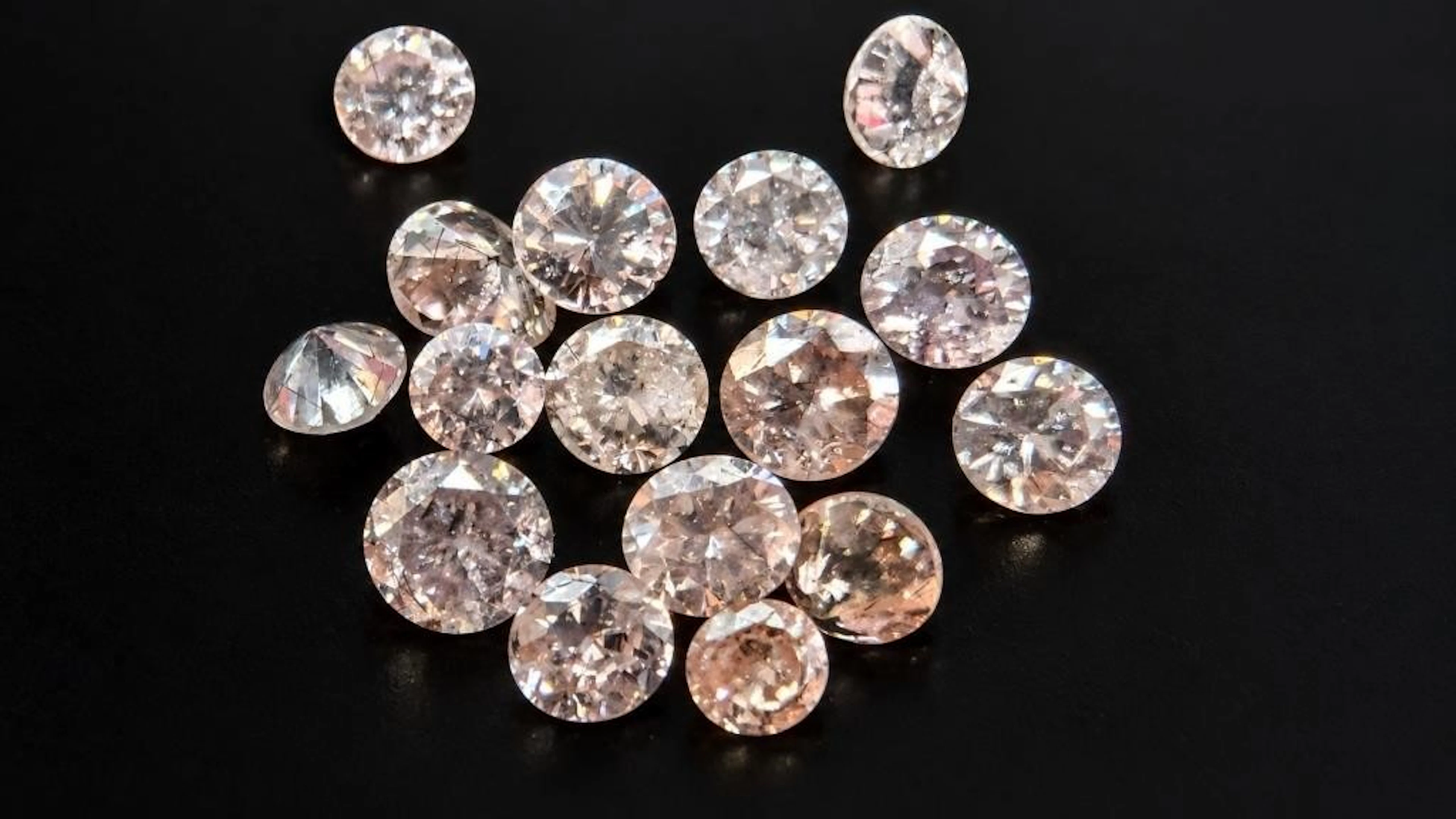 $2000, pink color diamonds (0.23ct)gemstone, retai