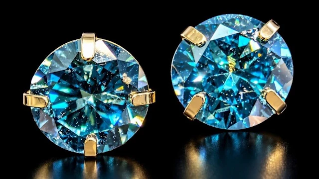 $1550, 14k(0.4g), lab diamond (1.1ct)earring, appr