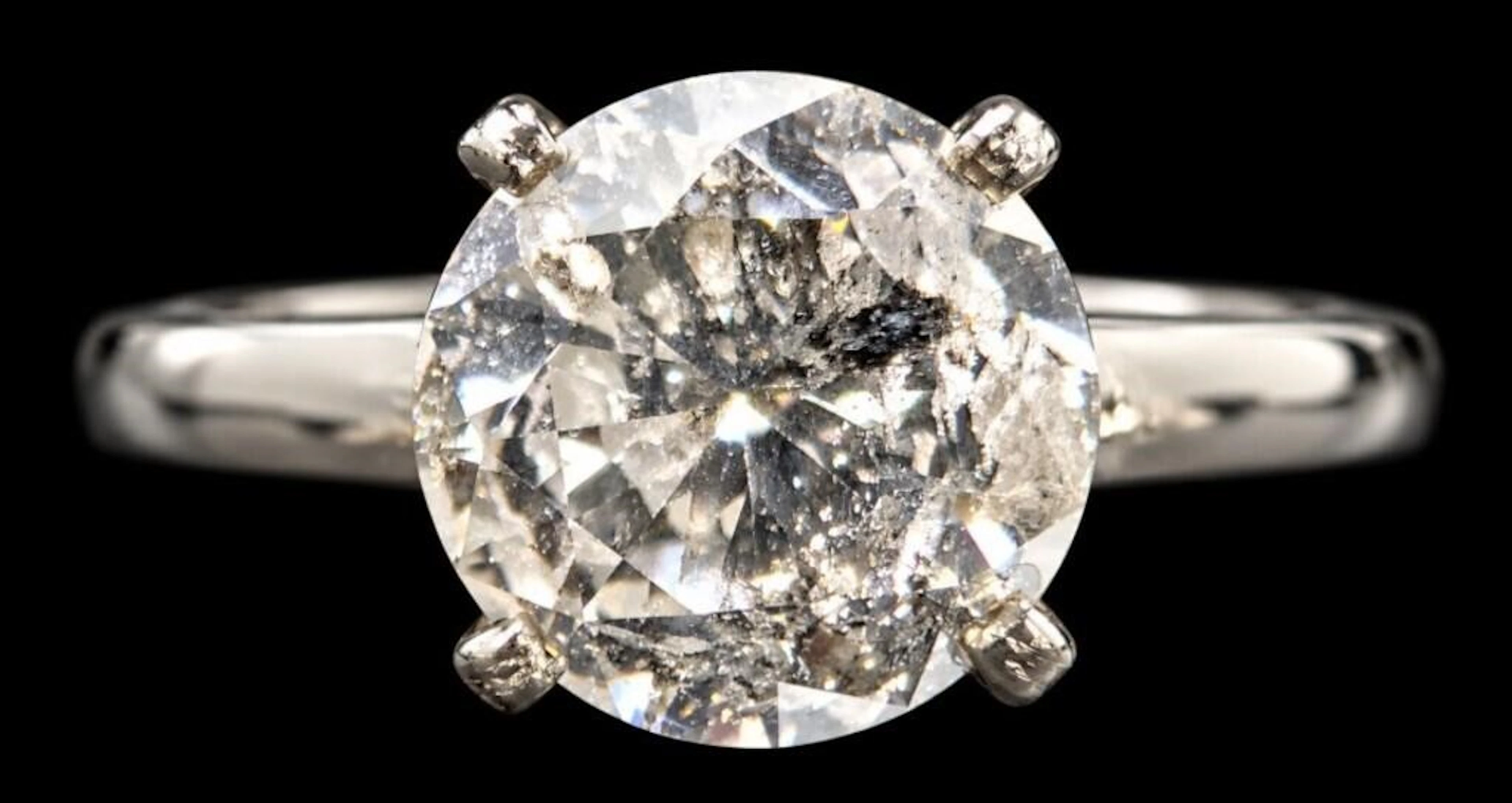$6315, 14k(2.29g), diamond (1.01ct)ring, size 4.75