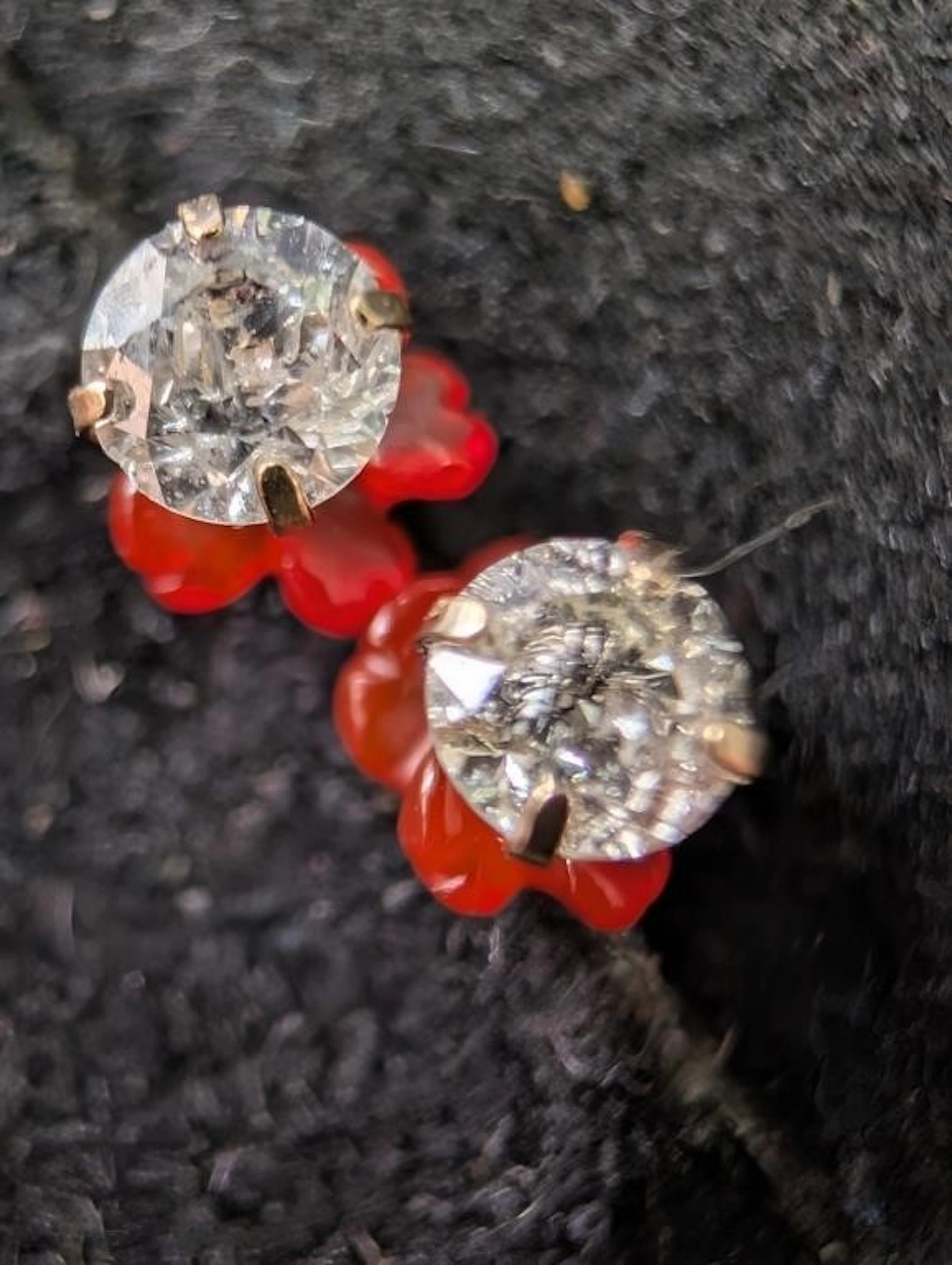 $500, 14k(0.2g), lab diamond (0.2ct)earring, retai