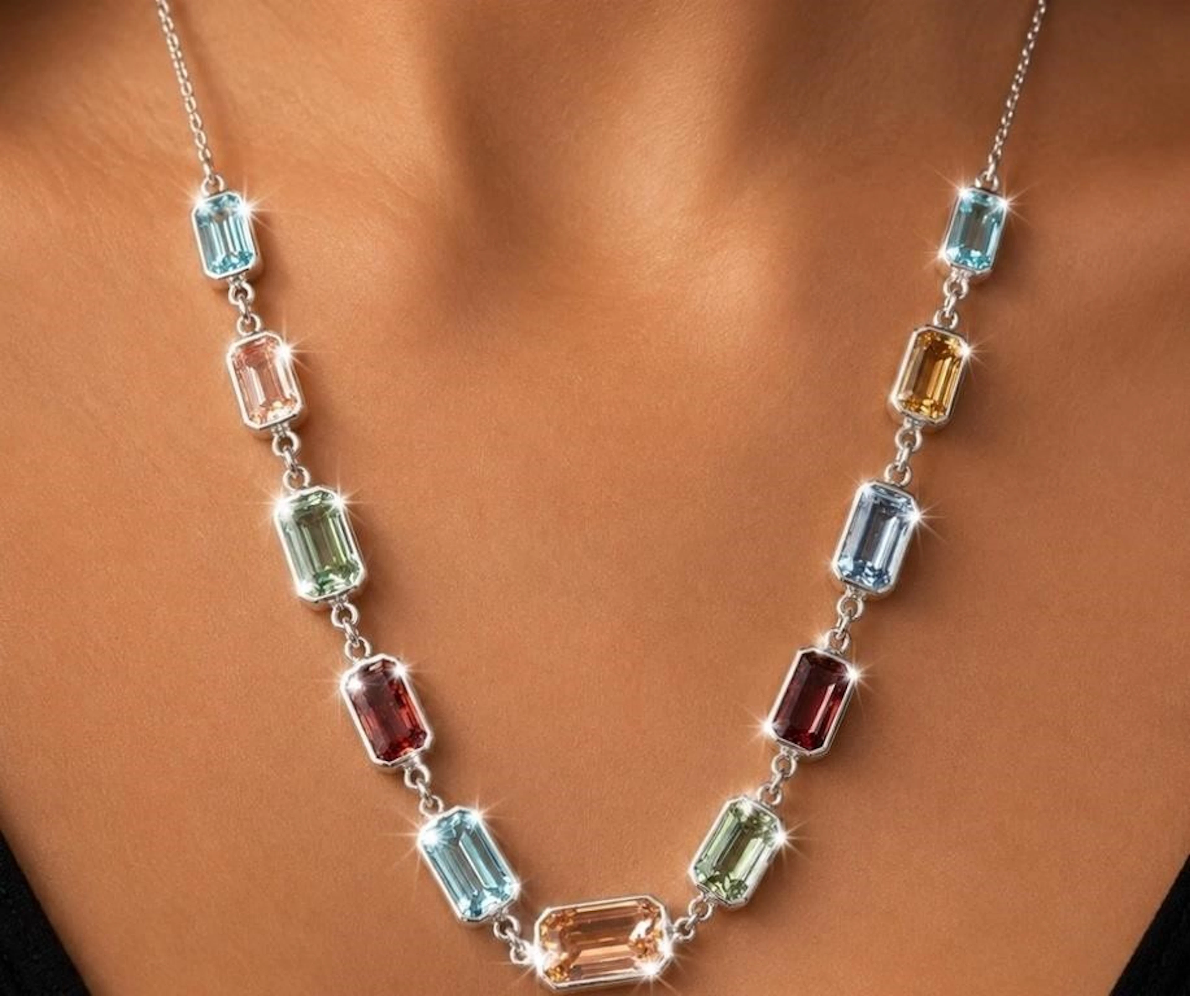 $4360, 10k(3.11g), color lab diamond (3.8ct)neckl