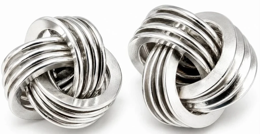 $100, silver(3.31g), earring, retail value $100