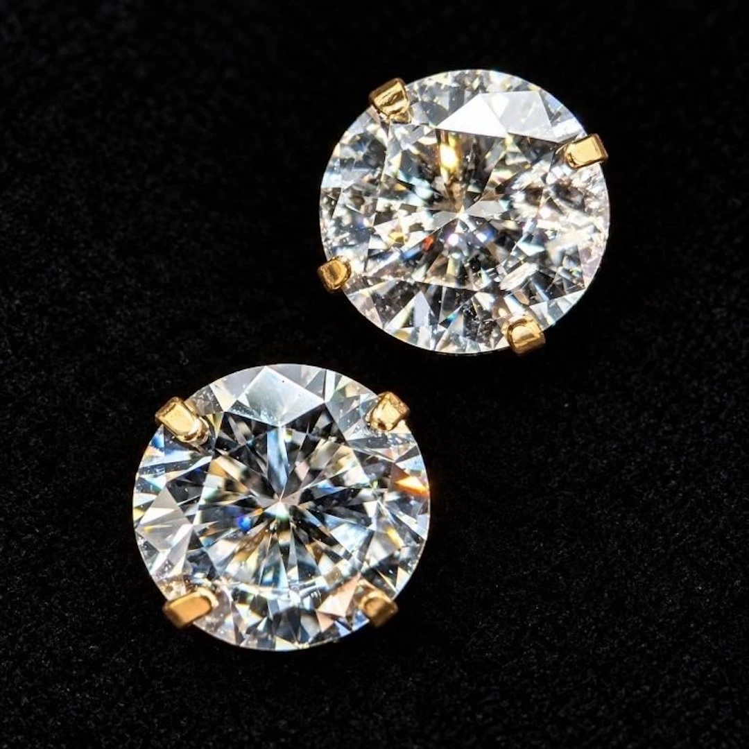 $1300, 14klab diamond (0.84ct)earing, retail value