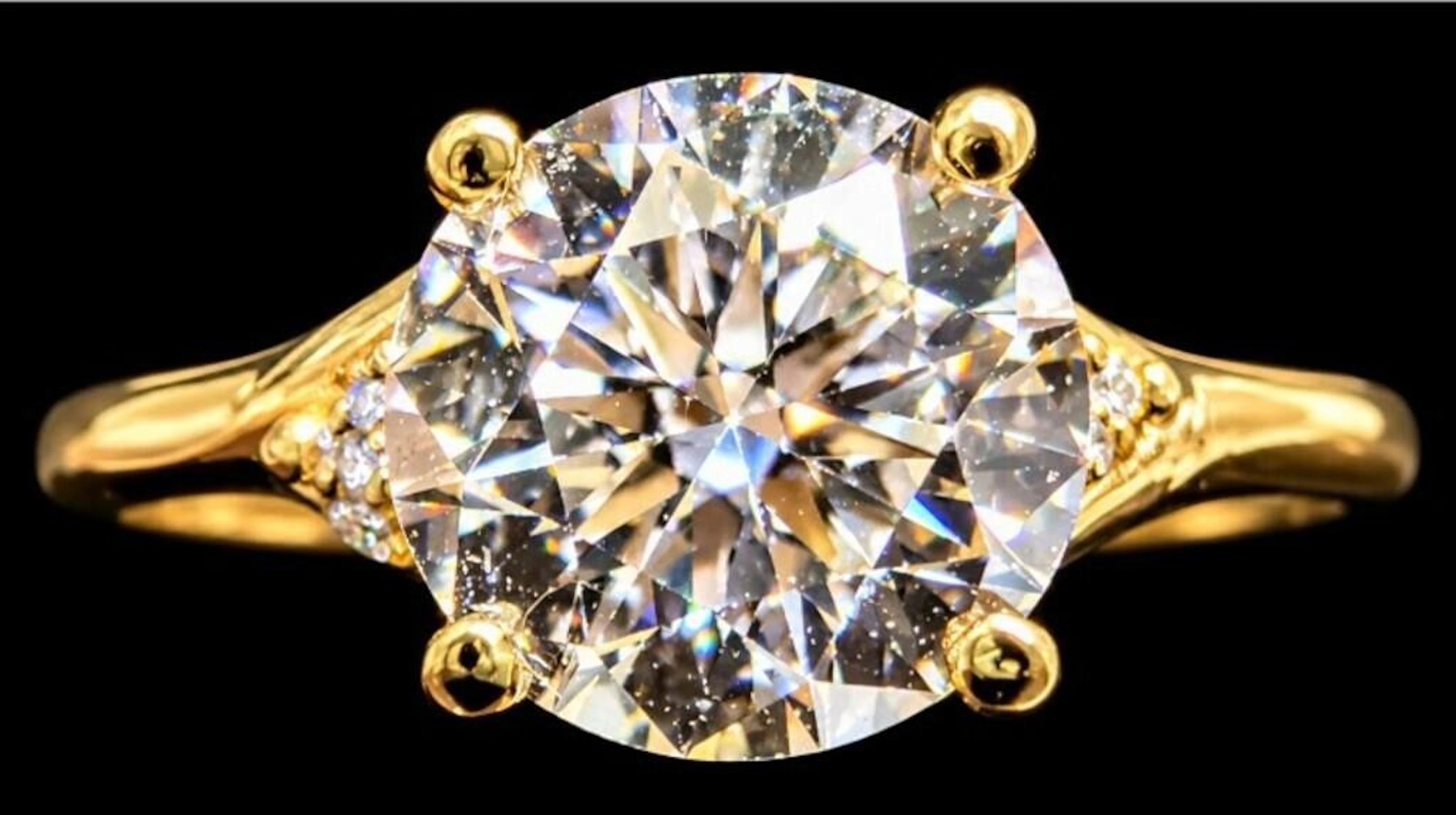 $5400, 10k(2.4g), lab diamond (1.4ct)ring, size 6