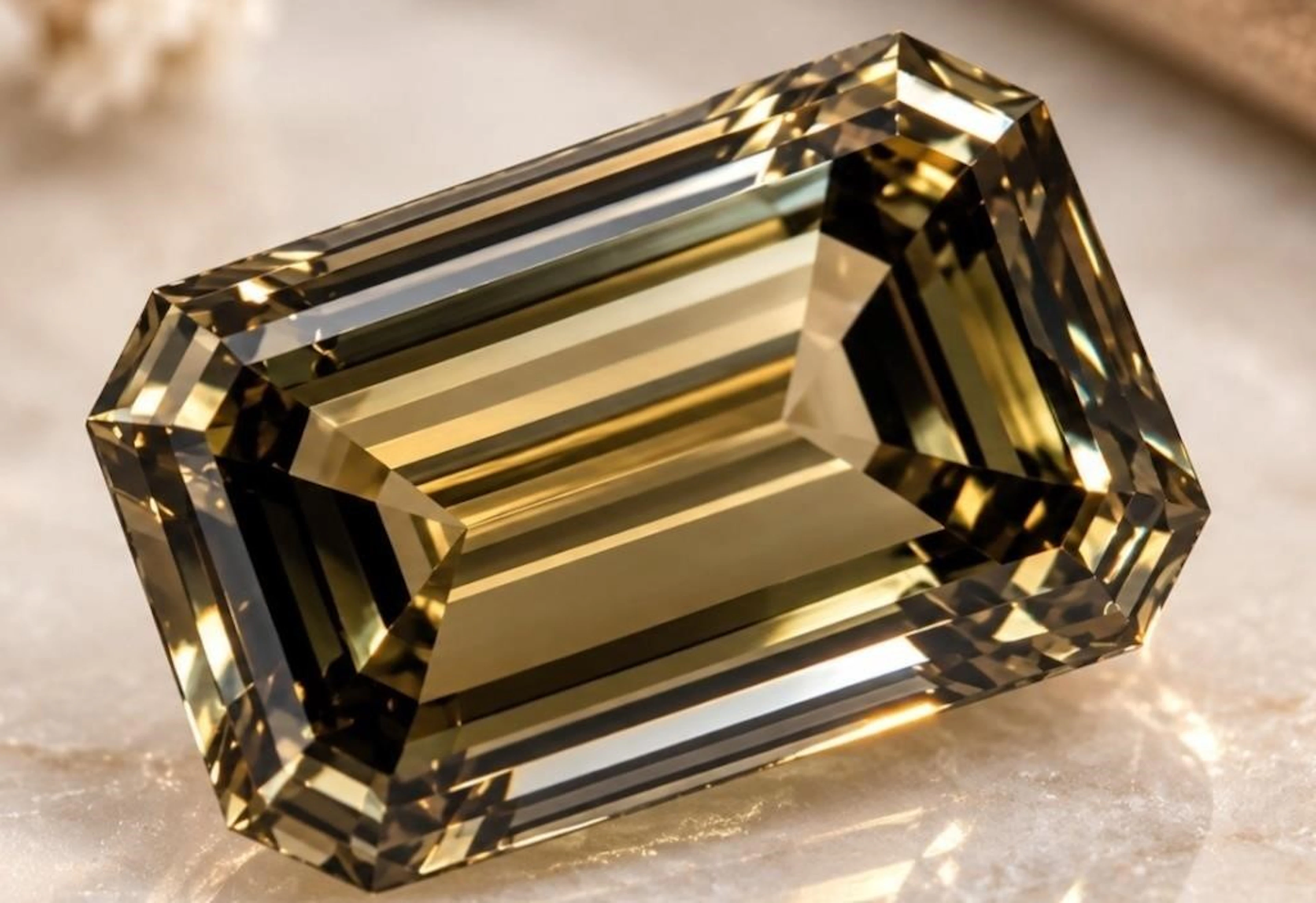 $2200, Lab-grown diamond (2.7ct)gemstone, retail v