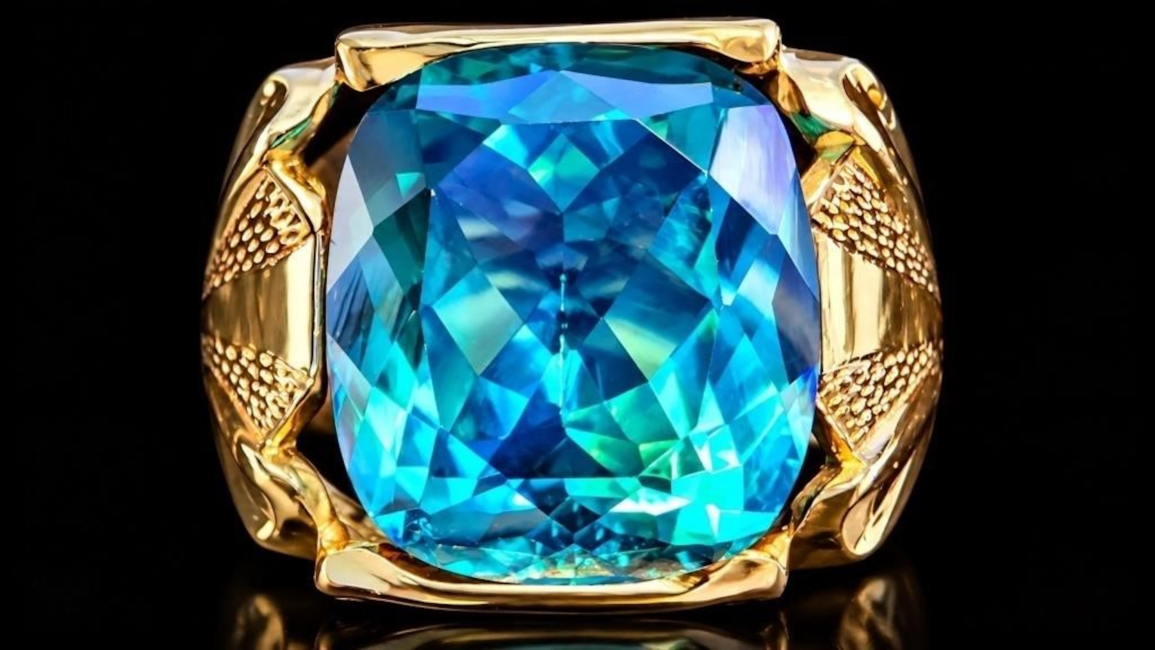 $7000, 10k(7.04g), green topaz (11.15ct)ring, size