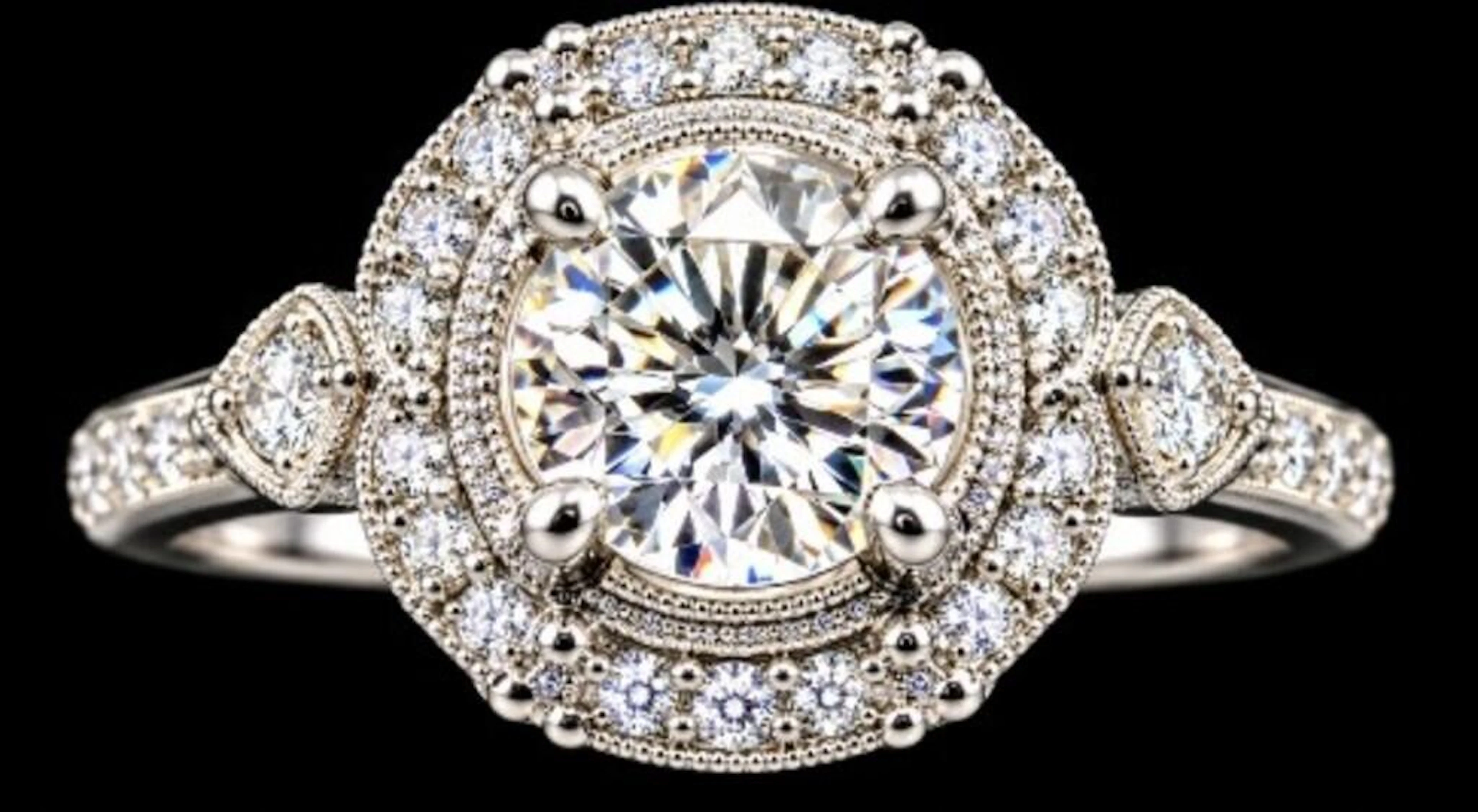 $5910, 14k(5.3g), diamond (0.7ct), diamond (0.2ct)