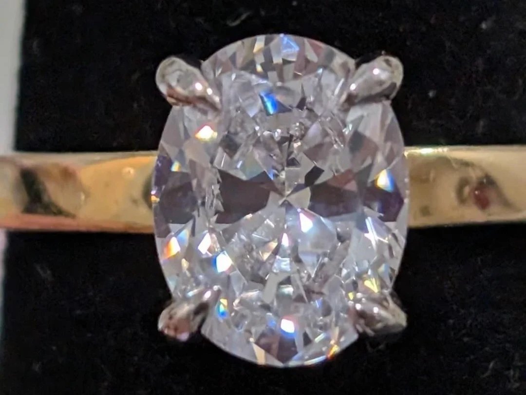 $95, Silver(3.69g), CZRing, size 6.5, appraised/re