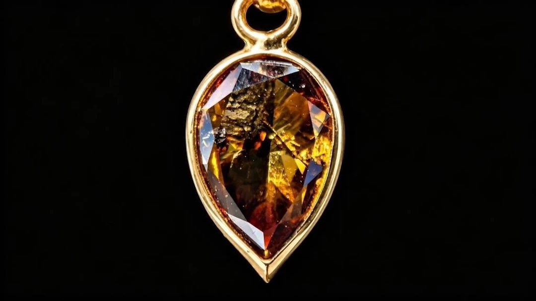 $1540, 10k(0.3g), diamond (0.81ct)pendant, apprais