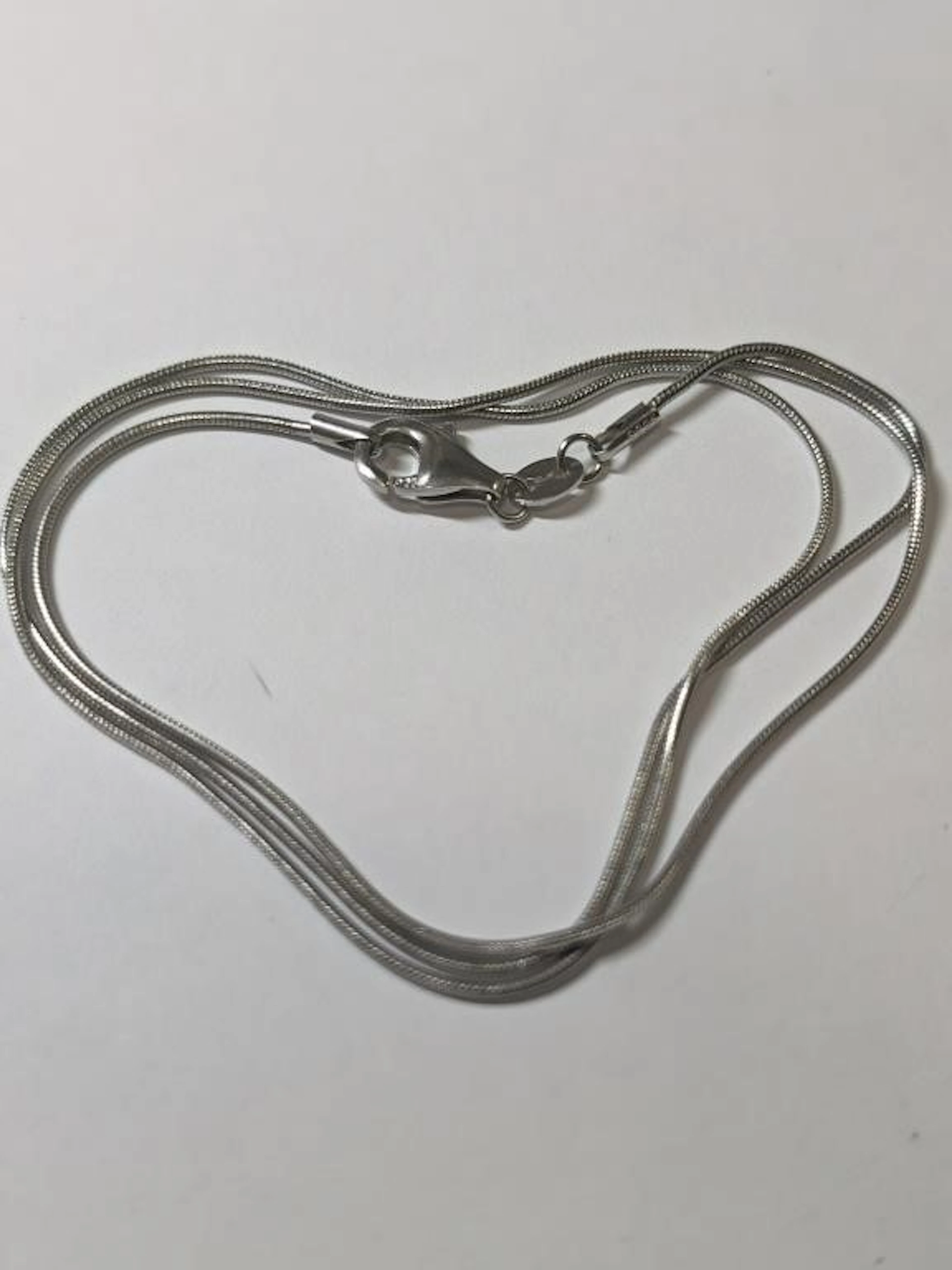 $80, Silver(3.89g), Chain,17", appraised/retail v
