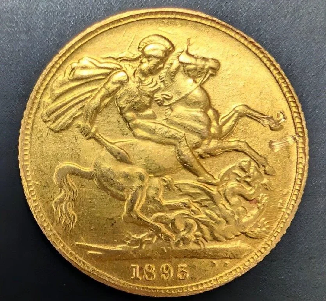 ., 22k(7.94g), 1895 sovereign coin, retail value .