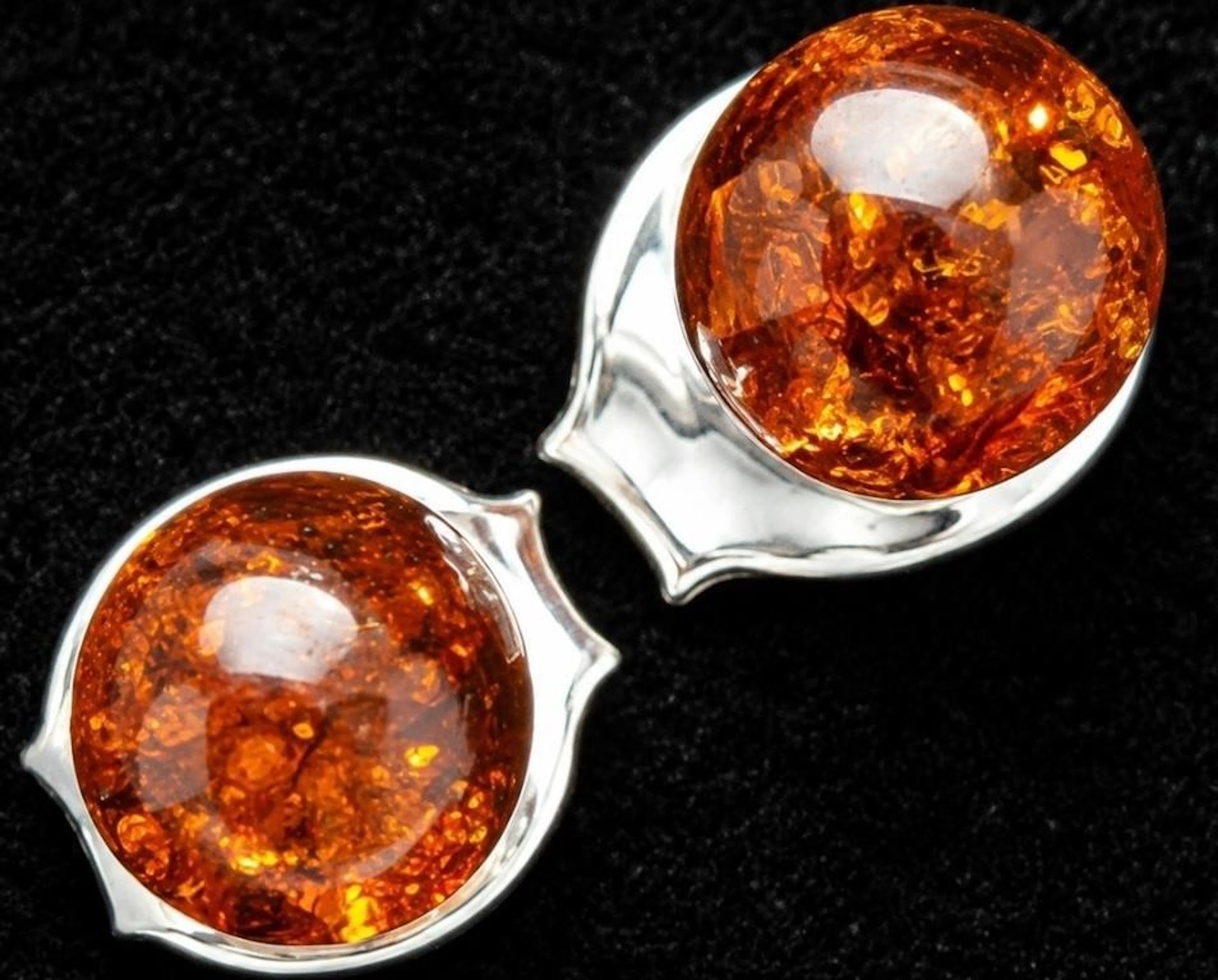 $30, silver amber earring, MSRP $30