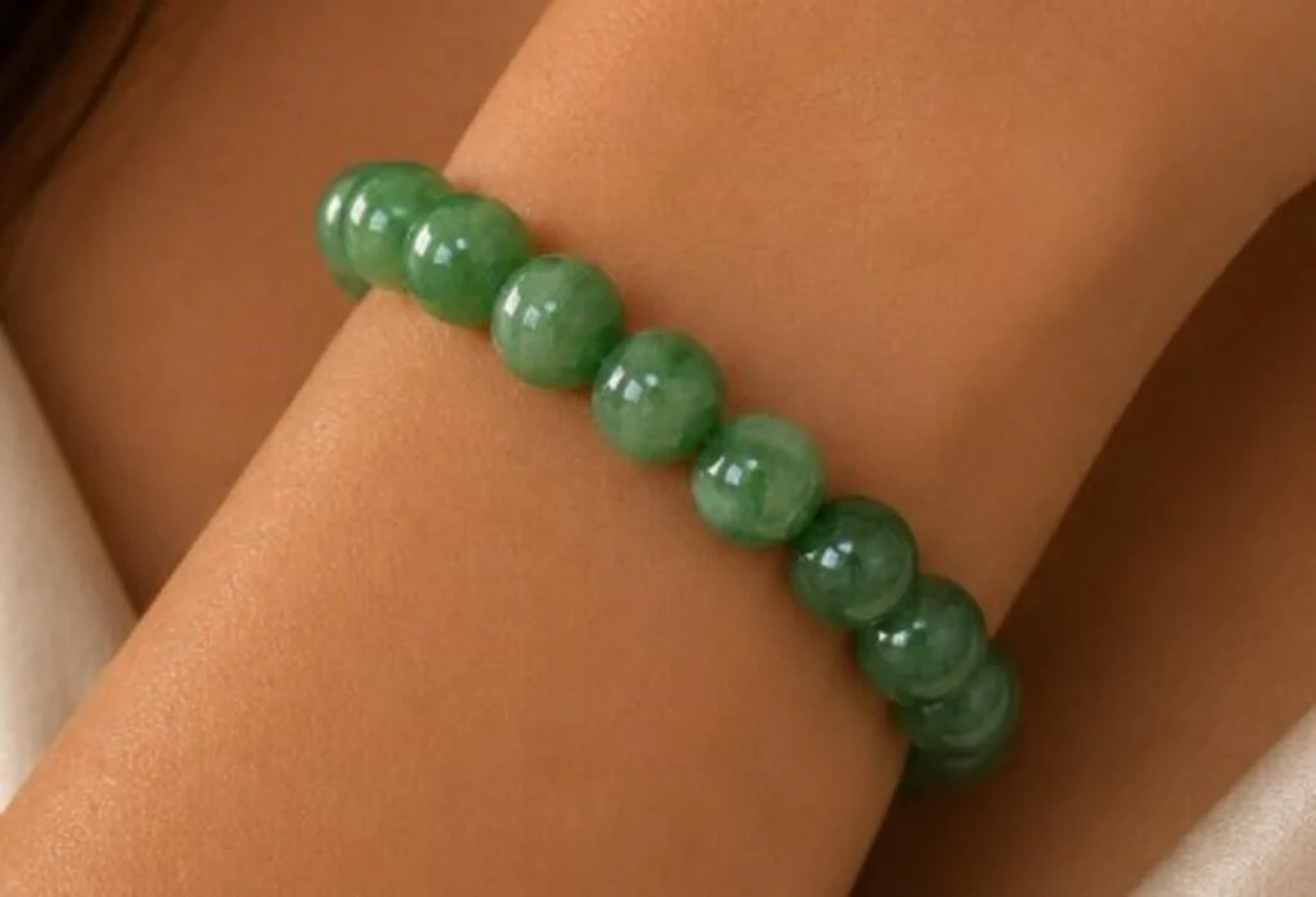 $50, green aventurine.bracelet 8-9", retail value