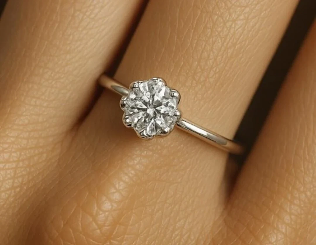$2145 Pt950 2.74g Diamond (0.4Ct,I3,G) Ring