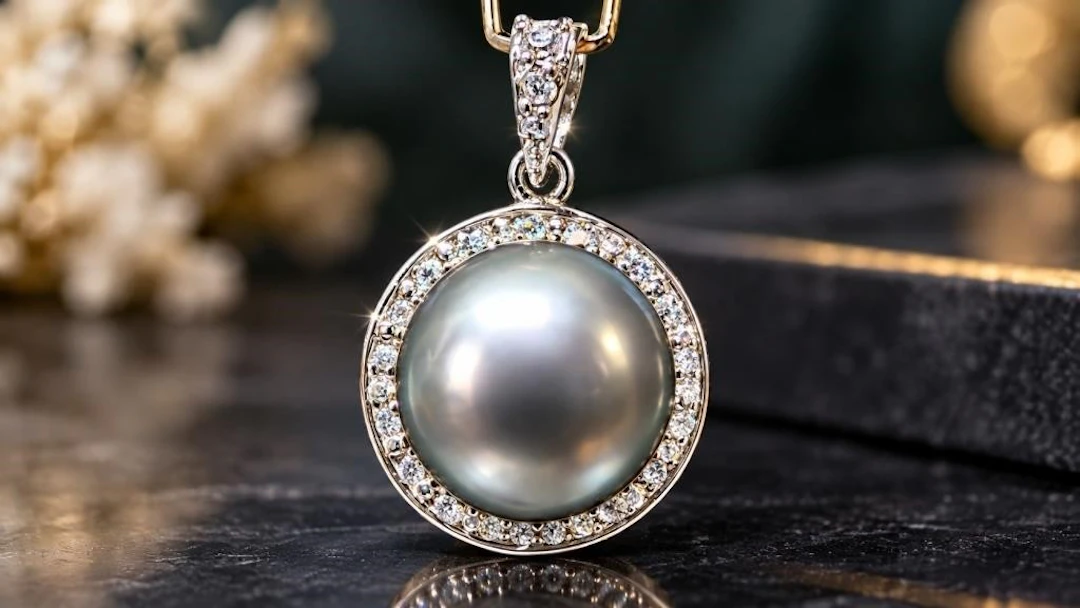 $100, Silver(3.95g), Pearl&czPendant, appraised/re