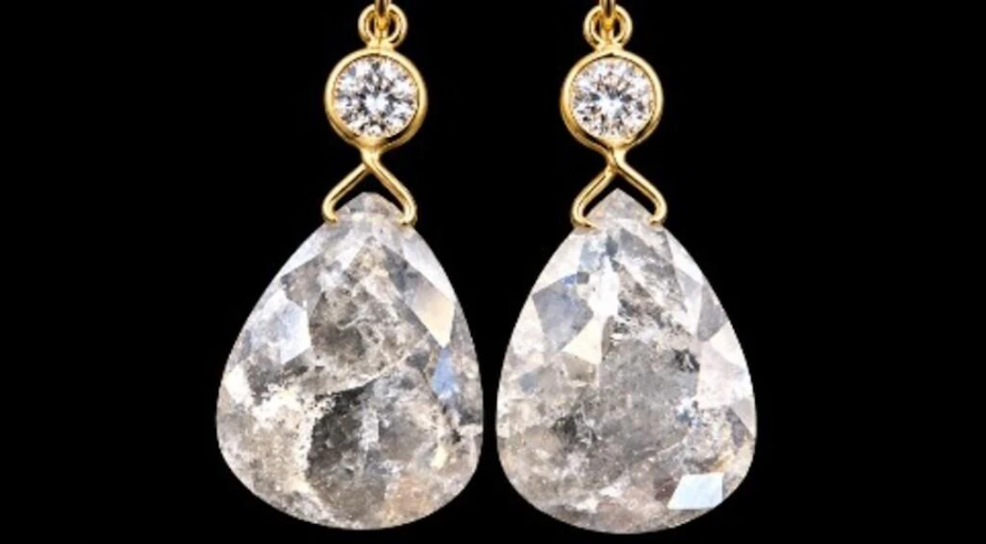 $0, 10k(1.2g), diamond (4.4ct), diamond (0.4ct)ear