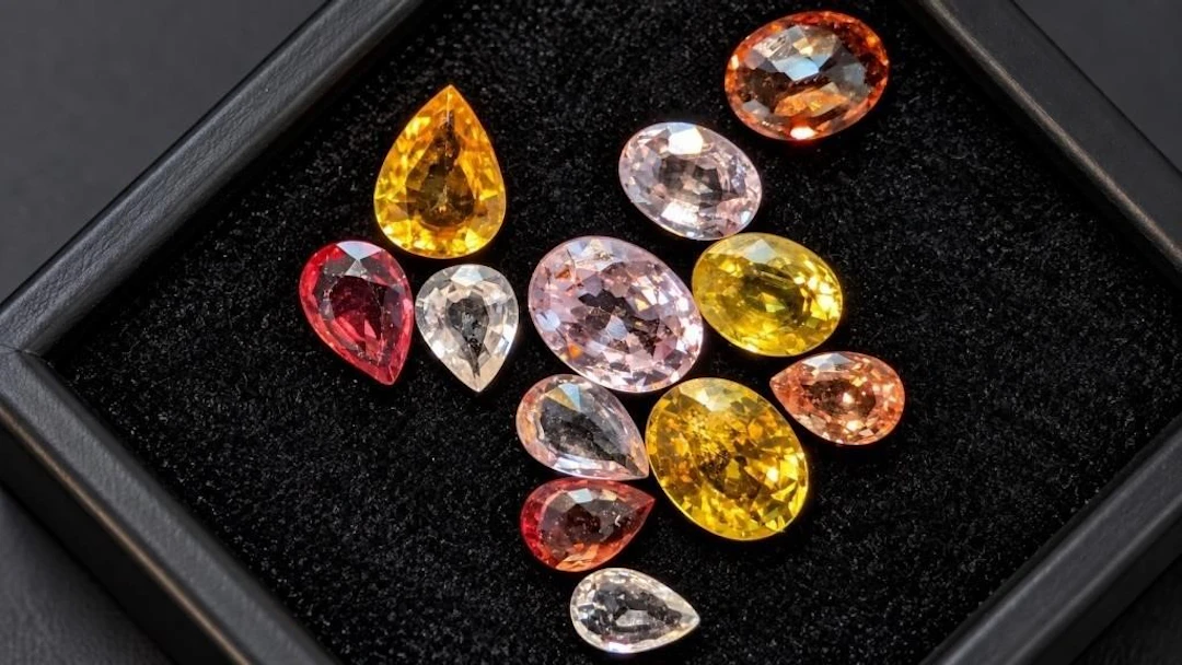 $600, Assorted fancy color sapphires (3ct)gemstone