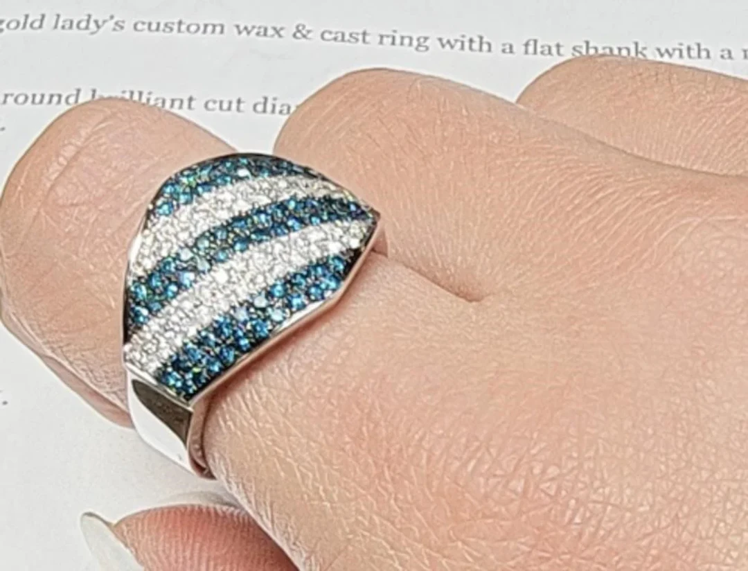 $6510 14k 6.1g Diamond(1ct) Diamond (0.6Ct