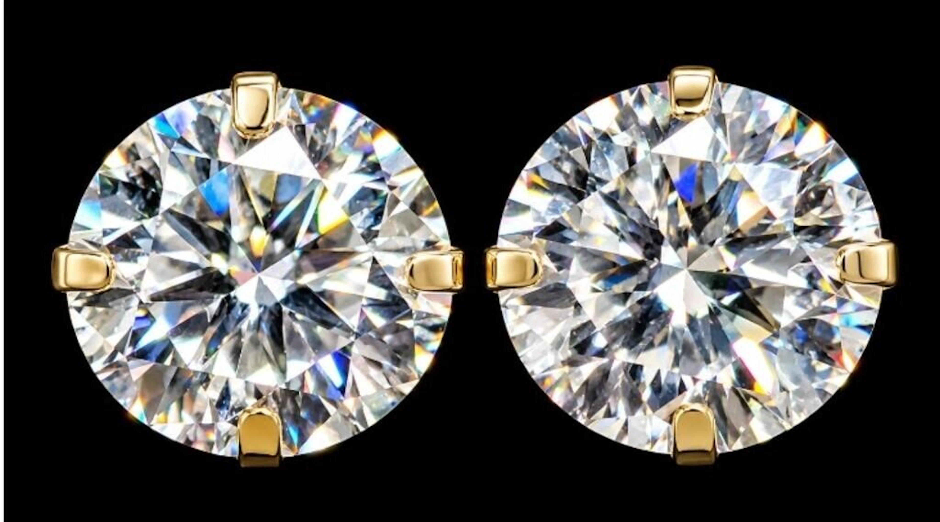 $1650, 14k(0.5g), lab diamond (1.5ct)earring, appr