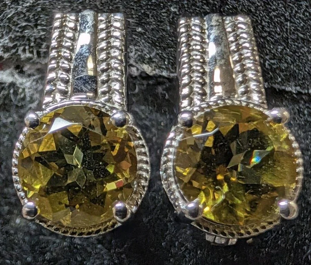 $115, Silver(4.48g), Smokey quartzEarring, apprais