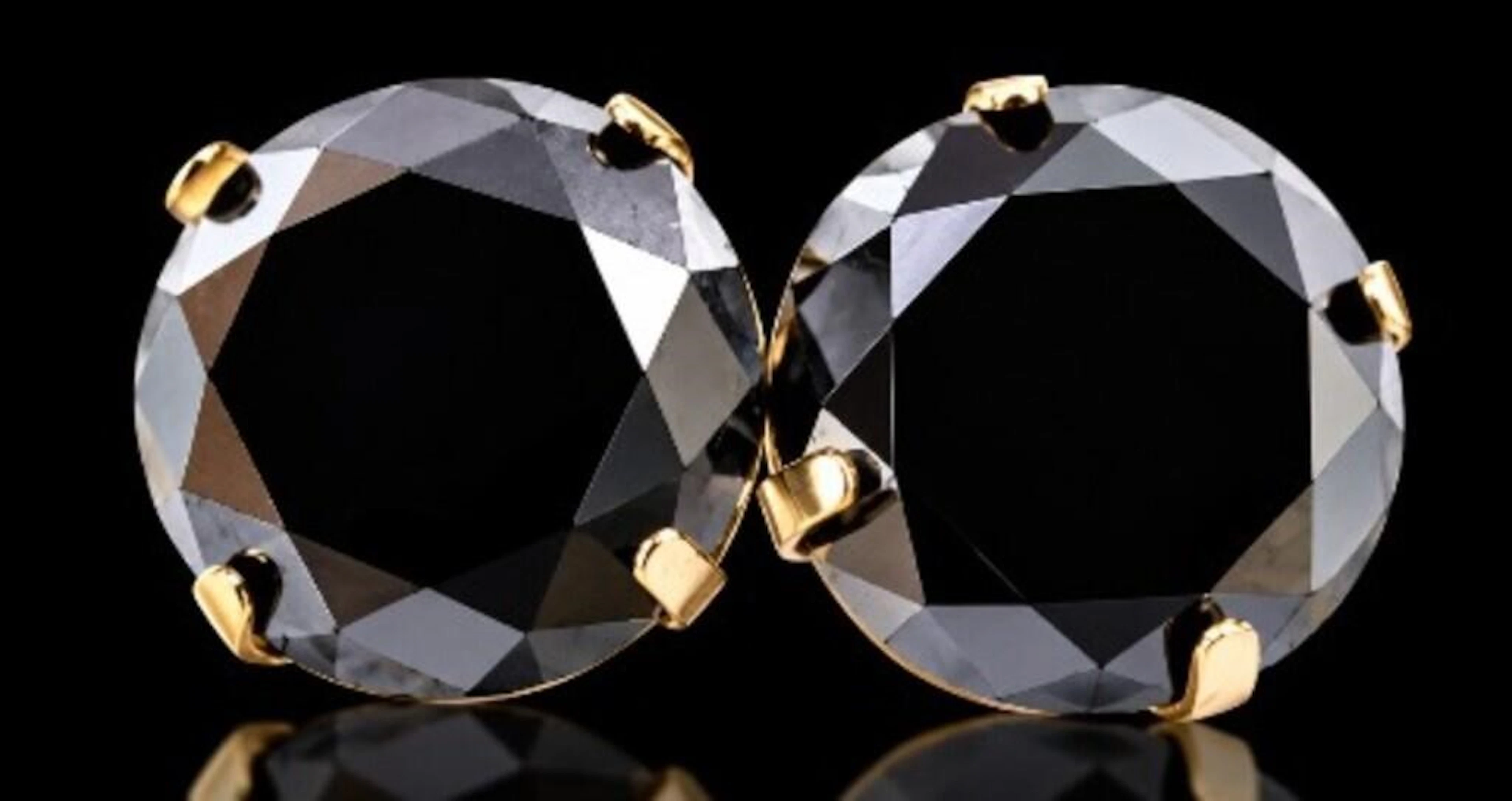 $1600, 14k(0.9g), black diamond (2.25ct)earring, r