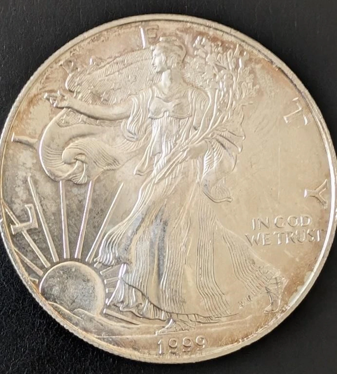 ., 1 OZ FINE SILVER COIN, retail value .