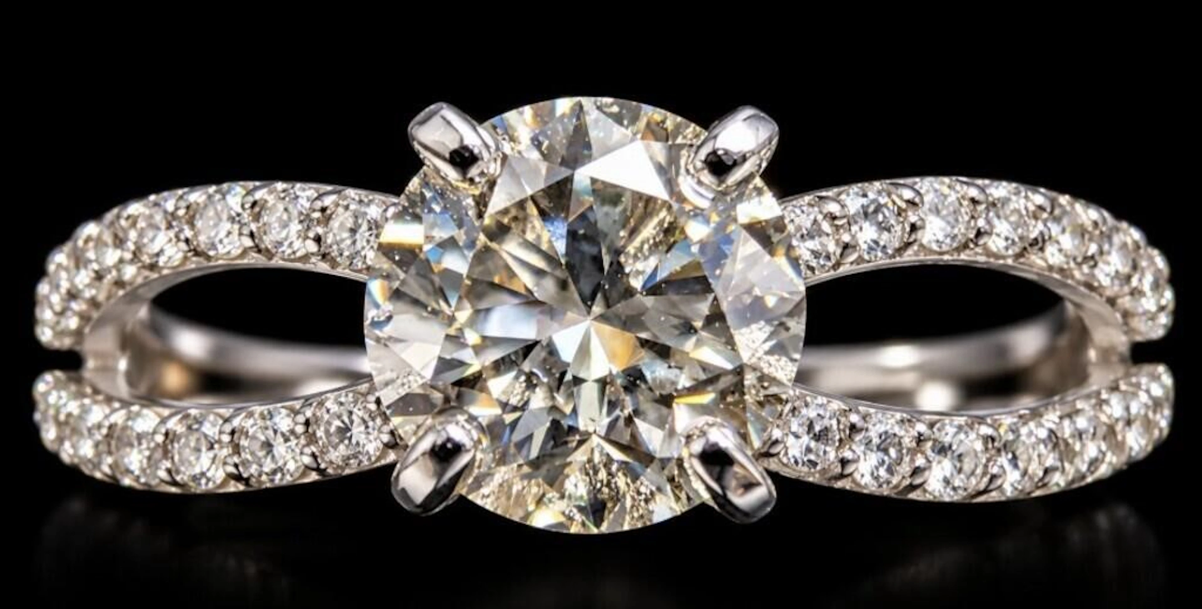 $7420, 14k(2.15g), diamond (1.25ct), diamond (0.3c