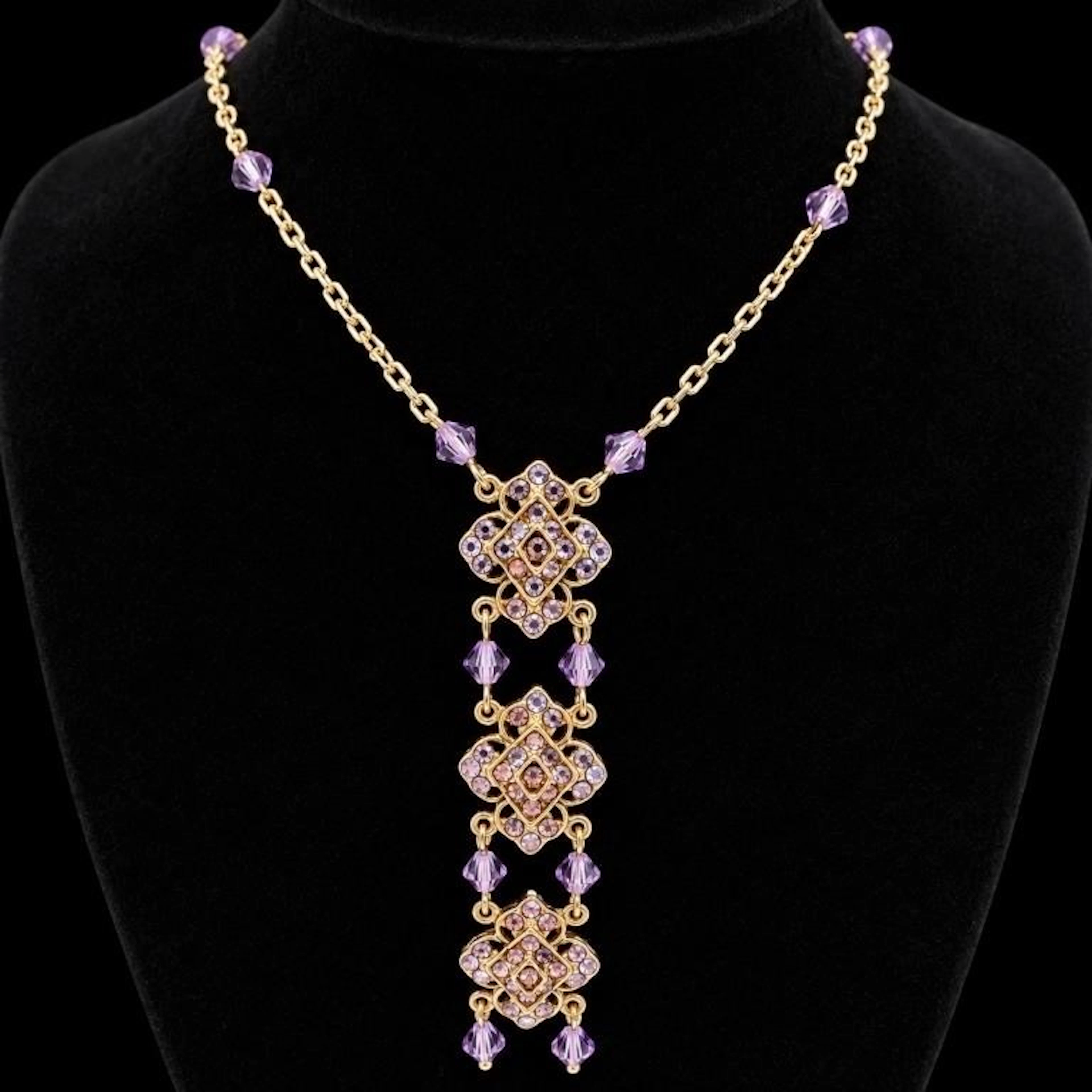 $300, silver (9.57g), crystal necklace 22", retai