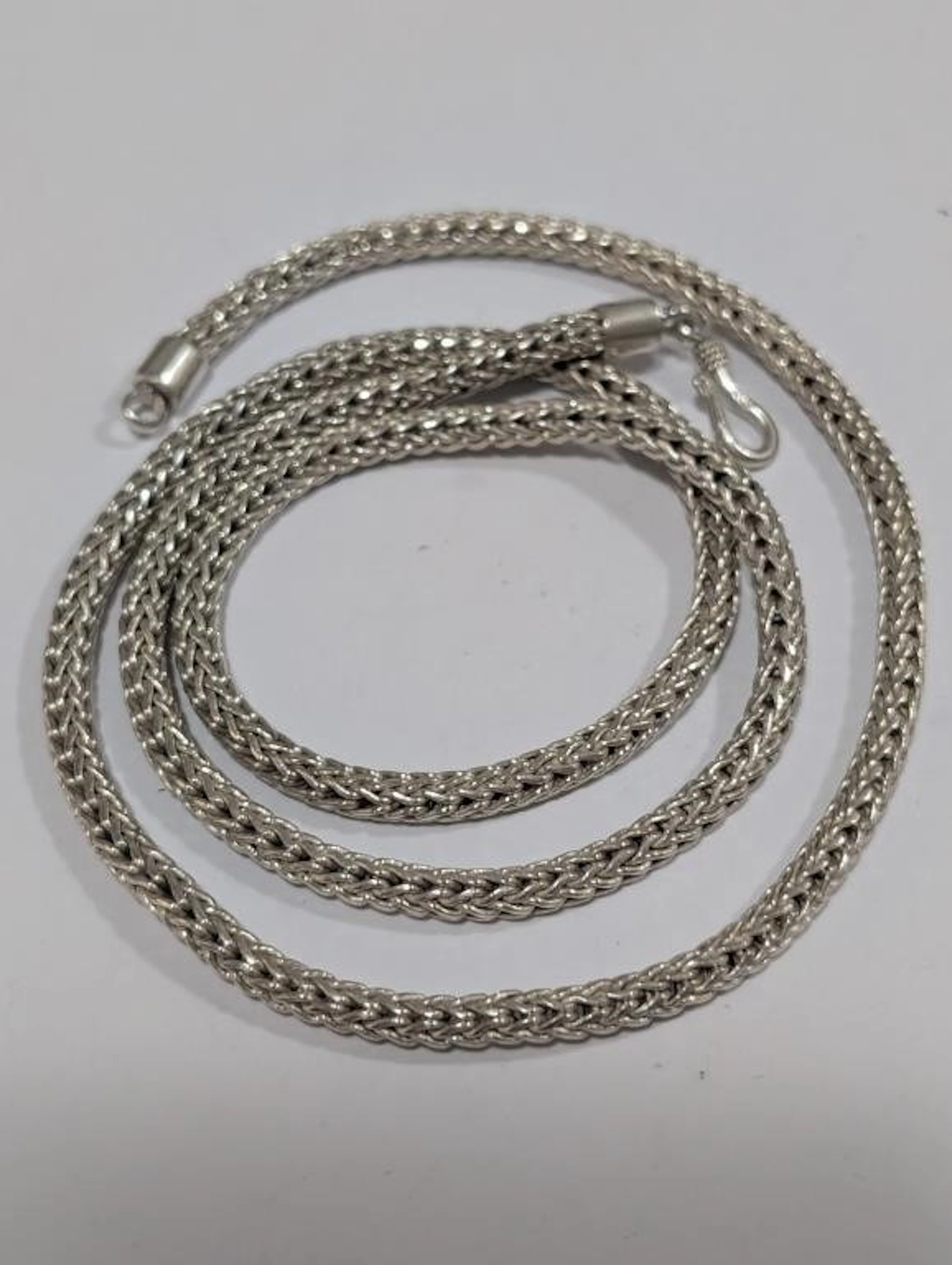 $870, Silver(43.27g), HeavyNecklace,22", appraise