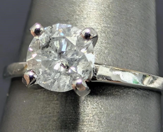 $2000, 10k(1.83g), natural diamond (0.8ct)ring, si