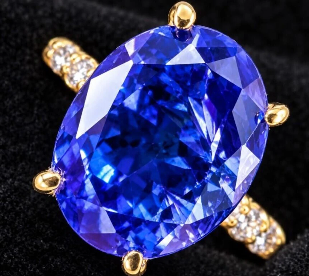 $4000, 10k(1.9g), tanzanite (3.6ct)ring, size 5.5