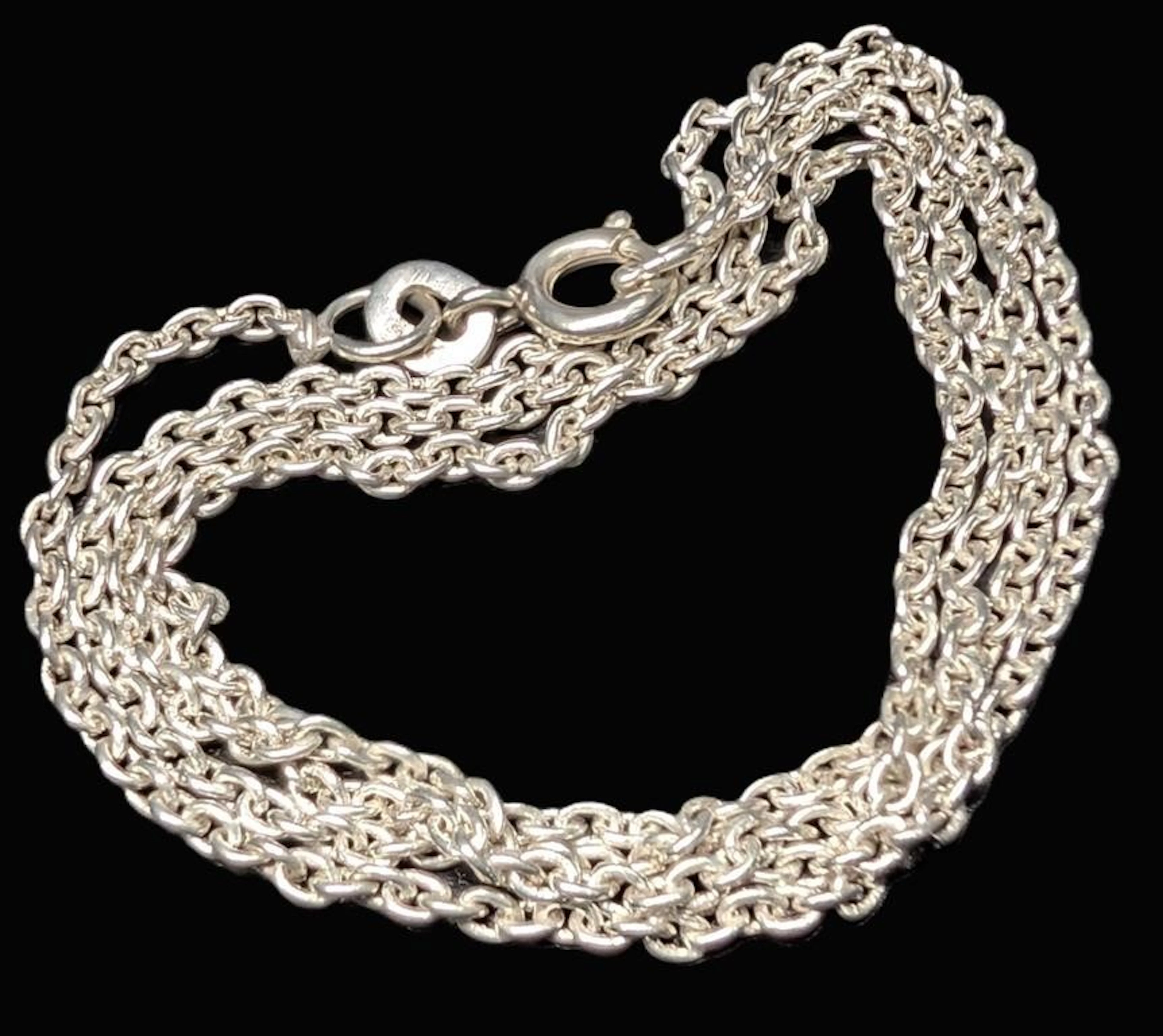 $200, silver(3.83g), chain 17", retail value $200
