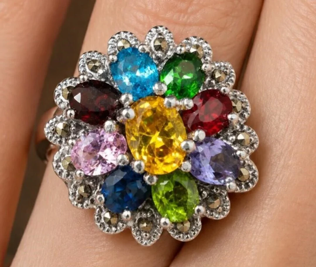 $540, silver(9.1g), czRing, size , retail value $5