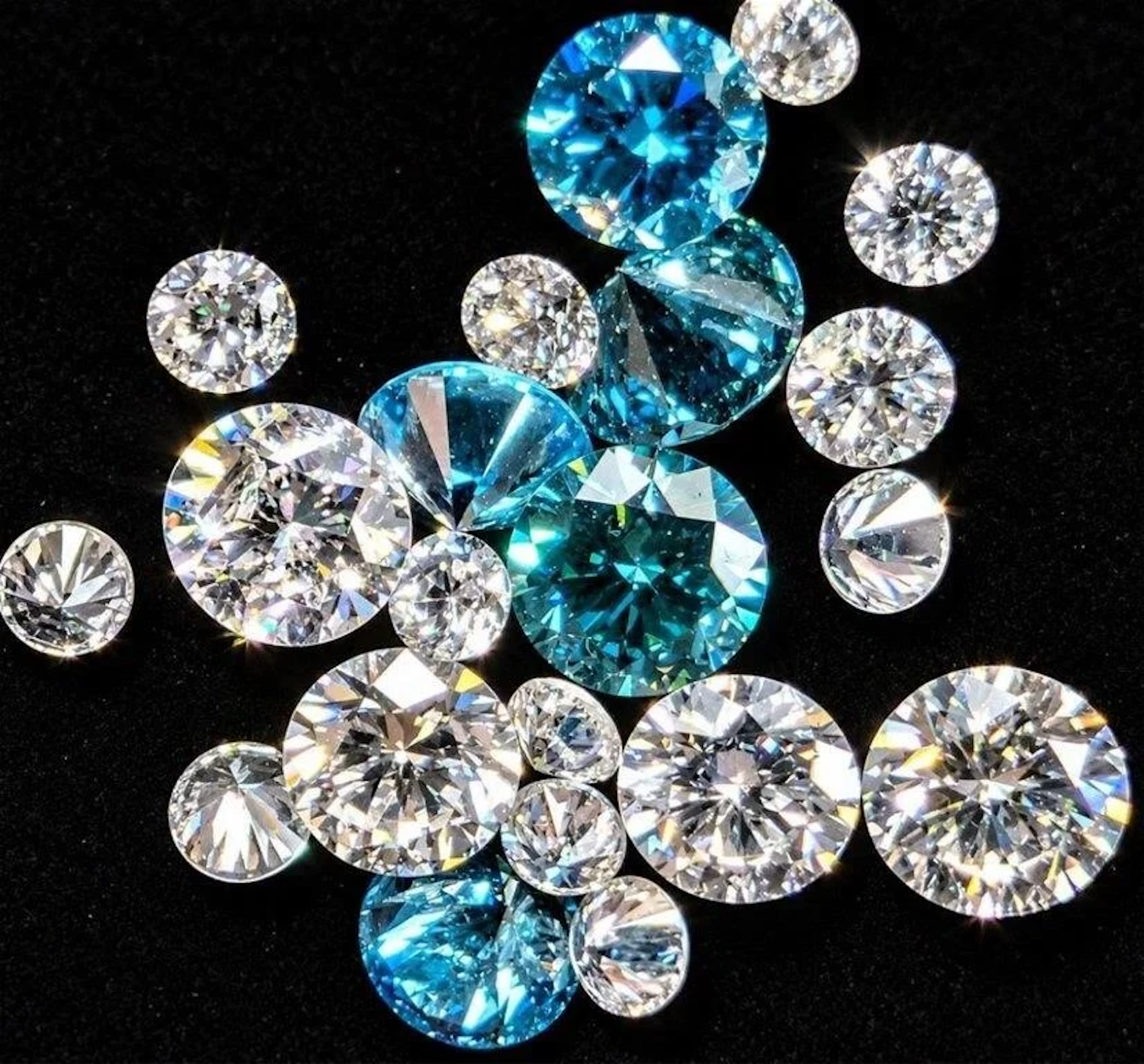 $800, assorted lab diamond (app 1ct), retail valu