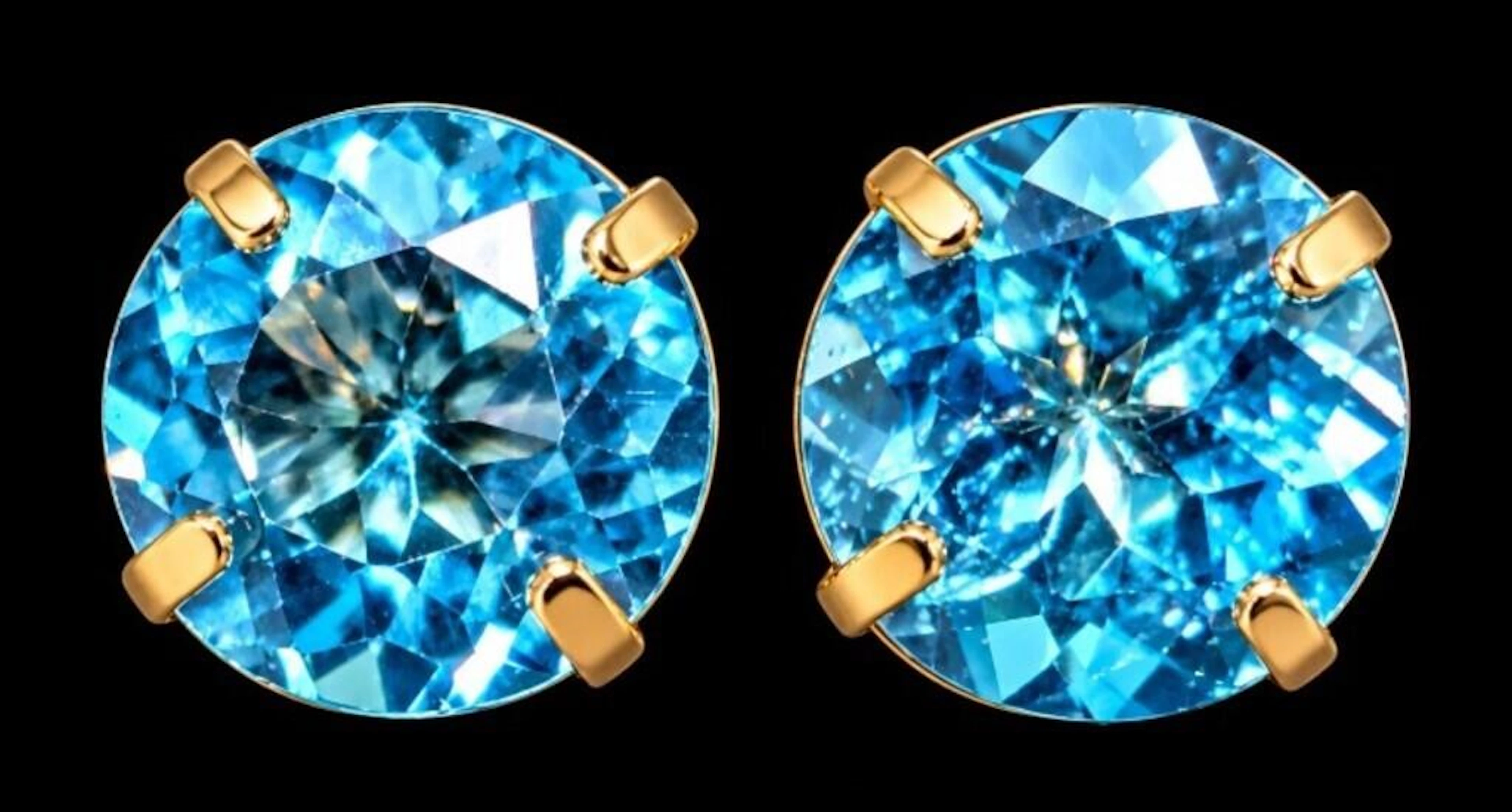 $800, 14k(0.7g), blue topaz (2.14ct)earring, retai