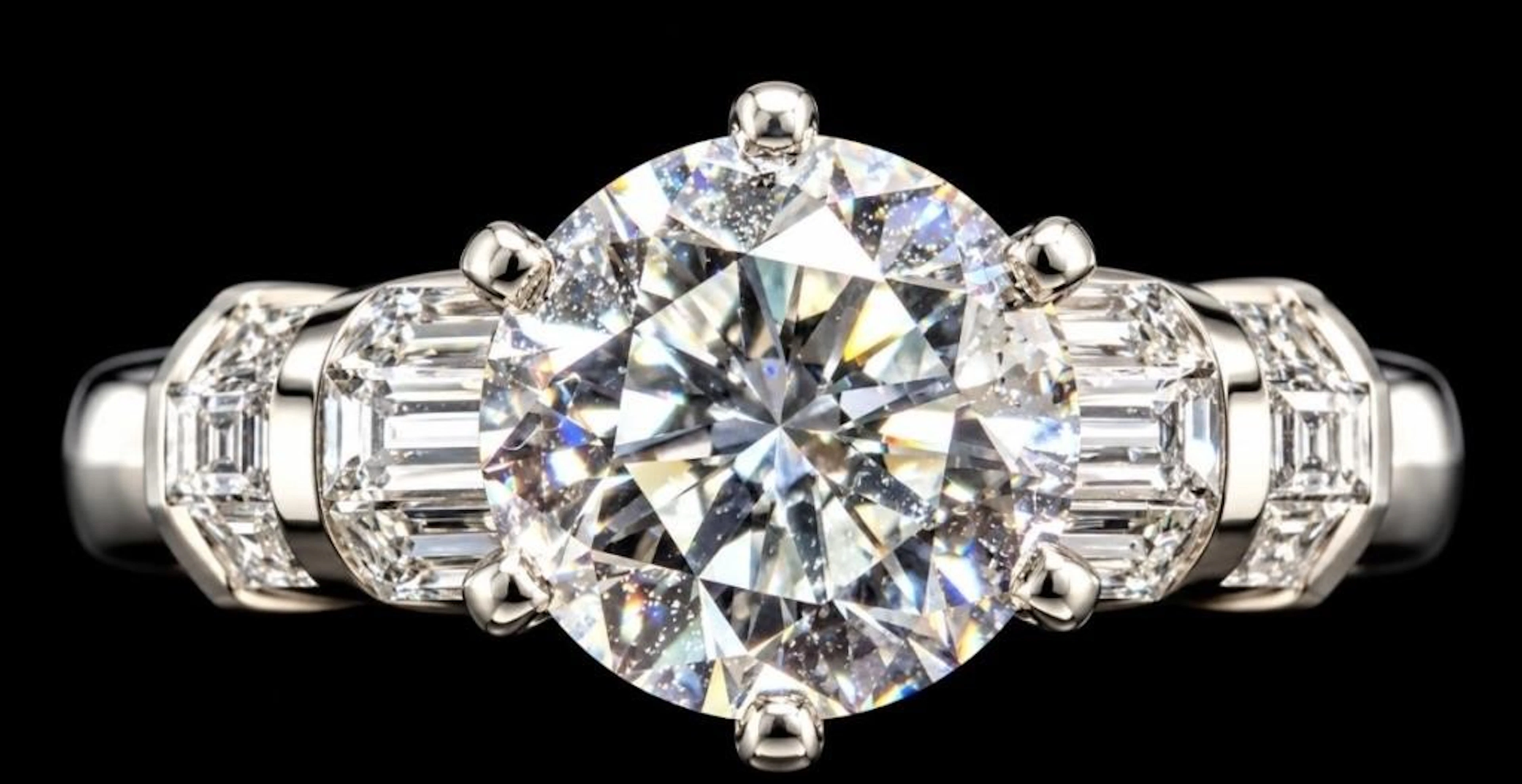 $7500, 14k(5.35g), lab diamond (1.34ct), lab diamo